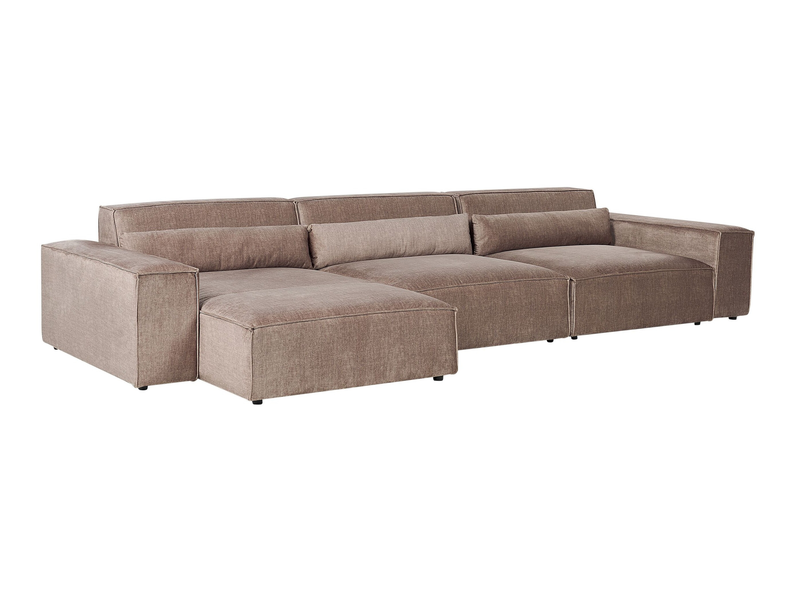 Minkštų baldų komplektas Tivsora 108 (Šviesi ruda)