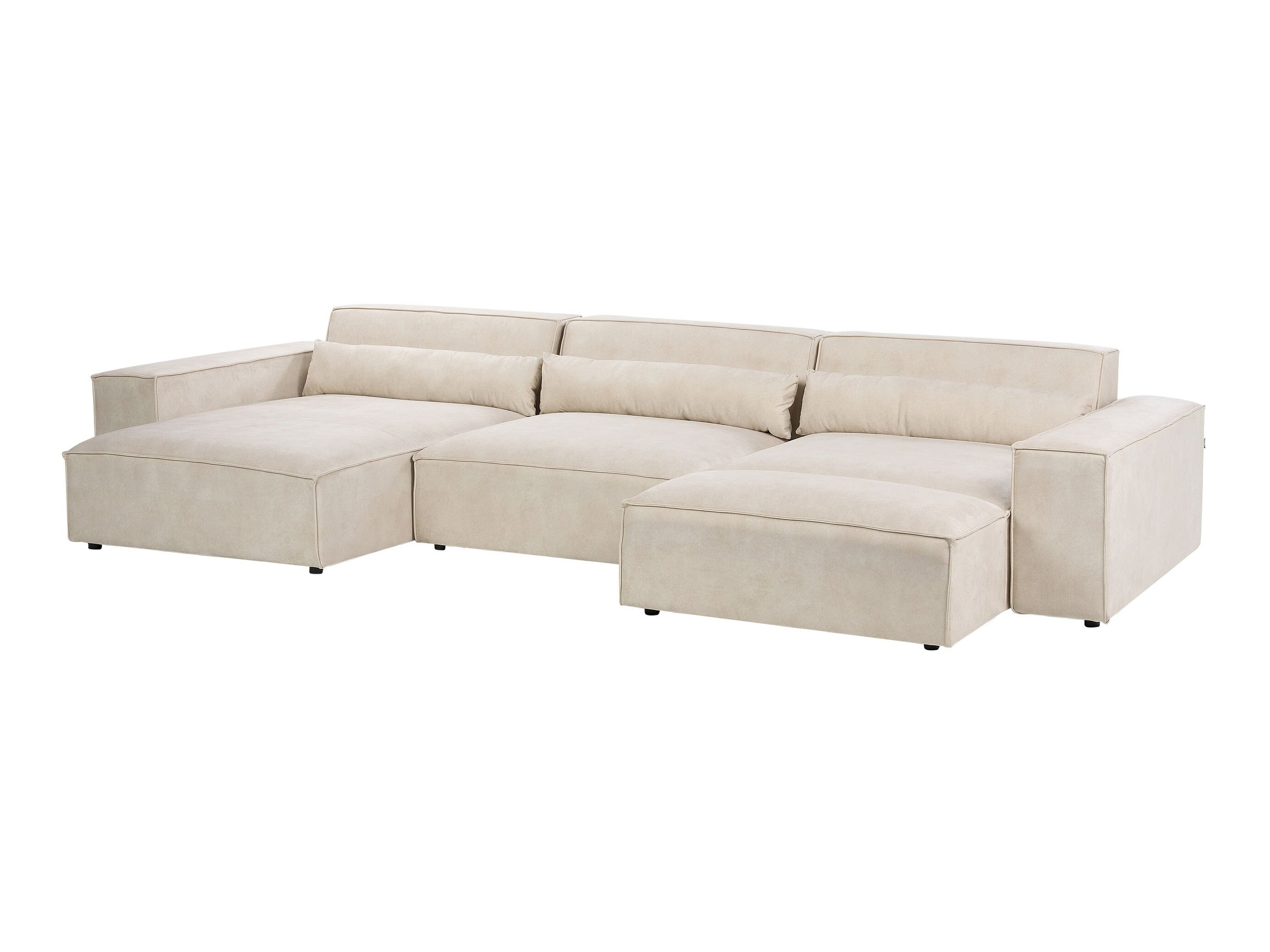 Minkštų baldų komplektas Tivsora 108 (Šviesi smėlinė)