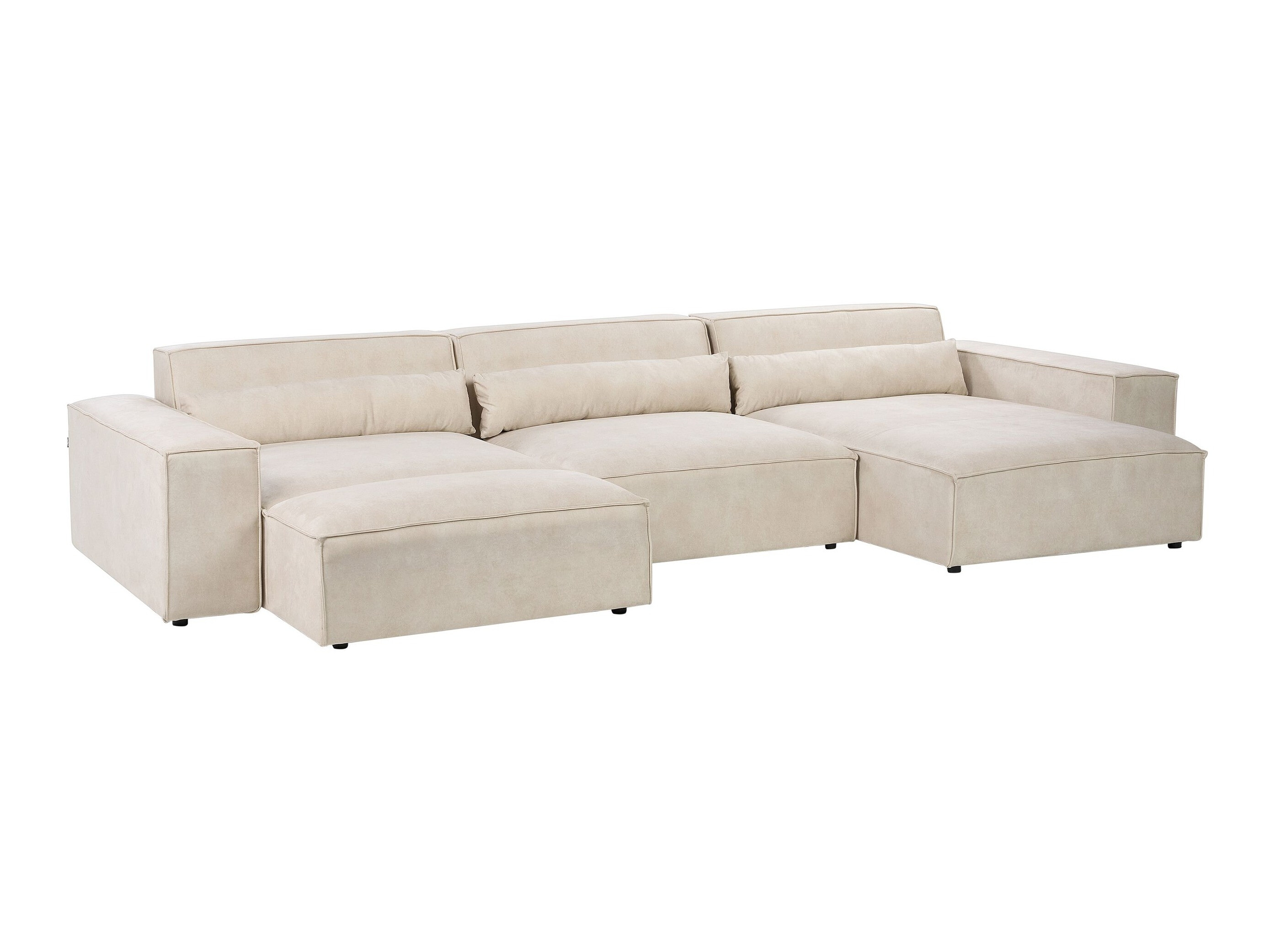 Minkštų baldų komplektas Tivsora 108 (Šviesi smėlinė)