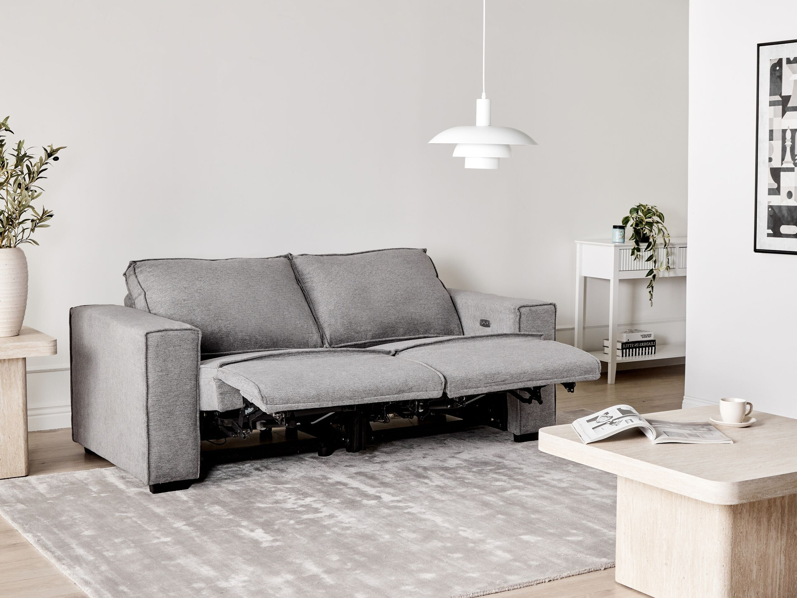 Sofa reglaineris Berwyn 3168 (Pilka)