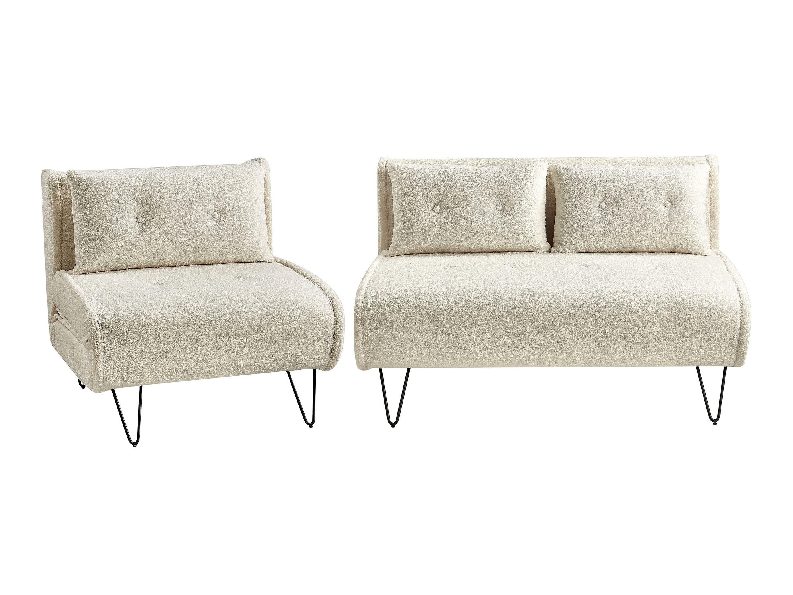 Minkštų baldų komplektas Berwyn 3165 (Balta)