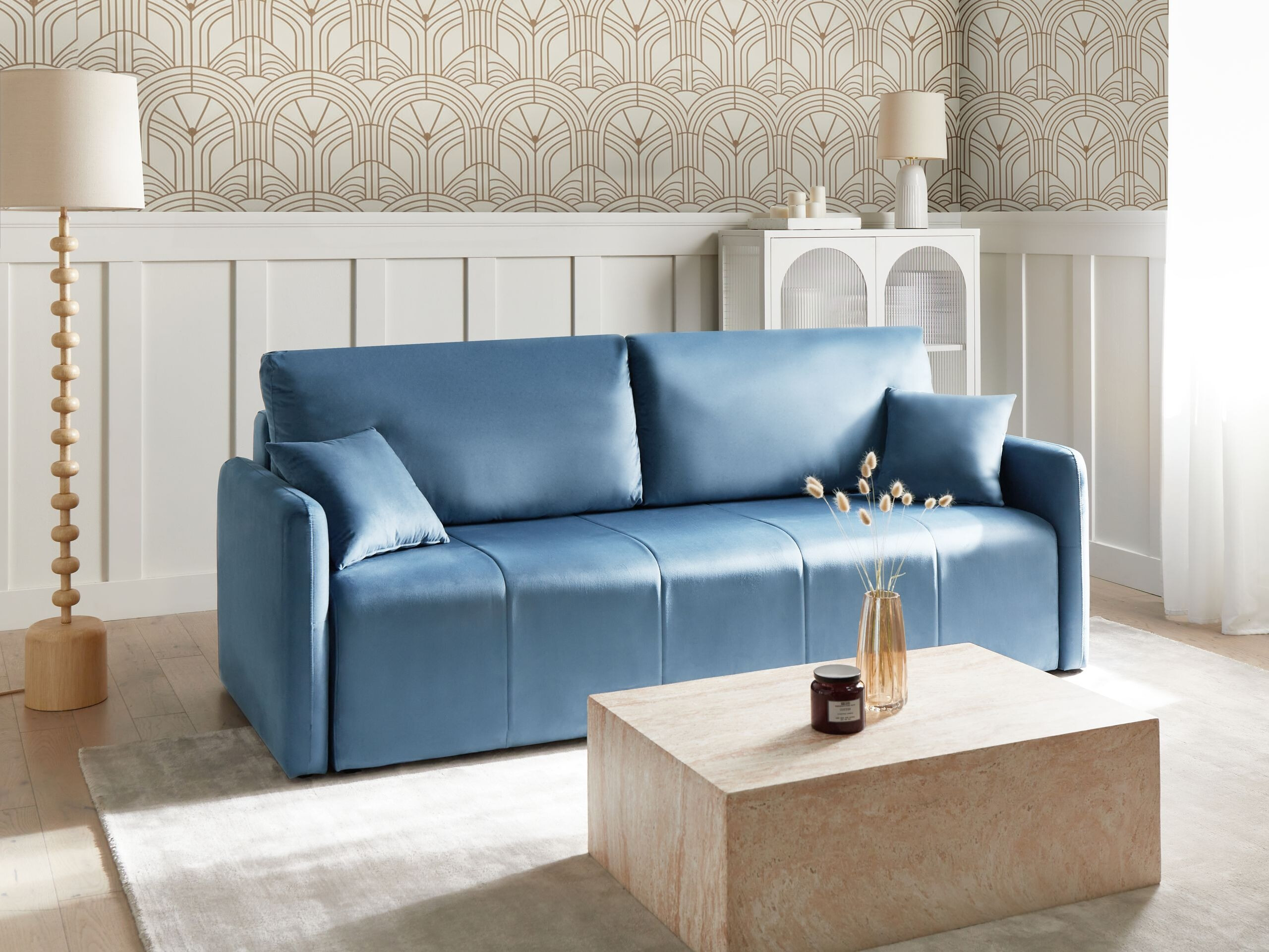 Sofa lova Berwyn 3171 (Mėlyna)