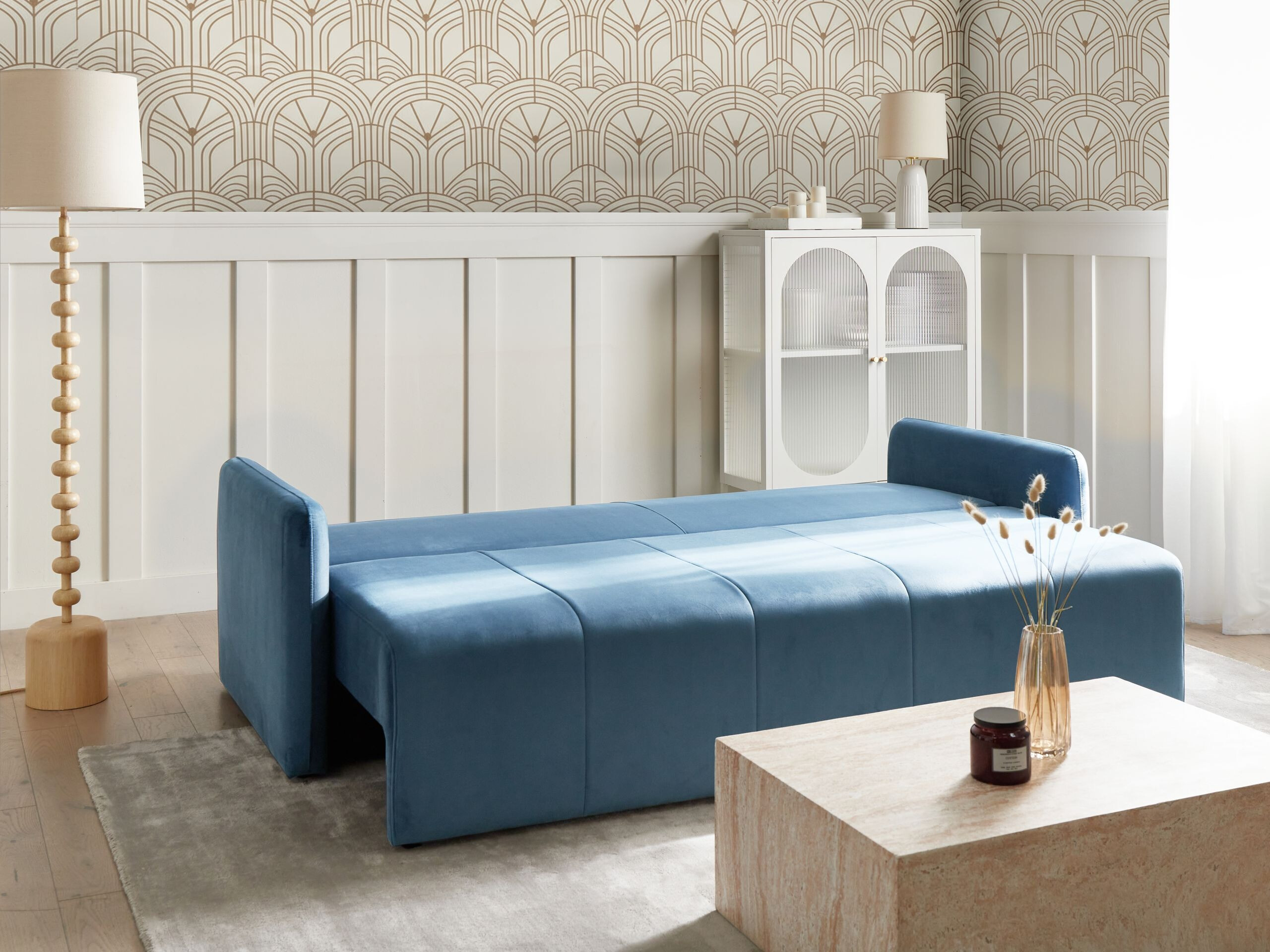 Sofa lova Berwyn 3171 (Mėlyna)