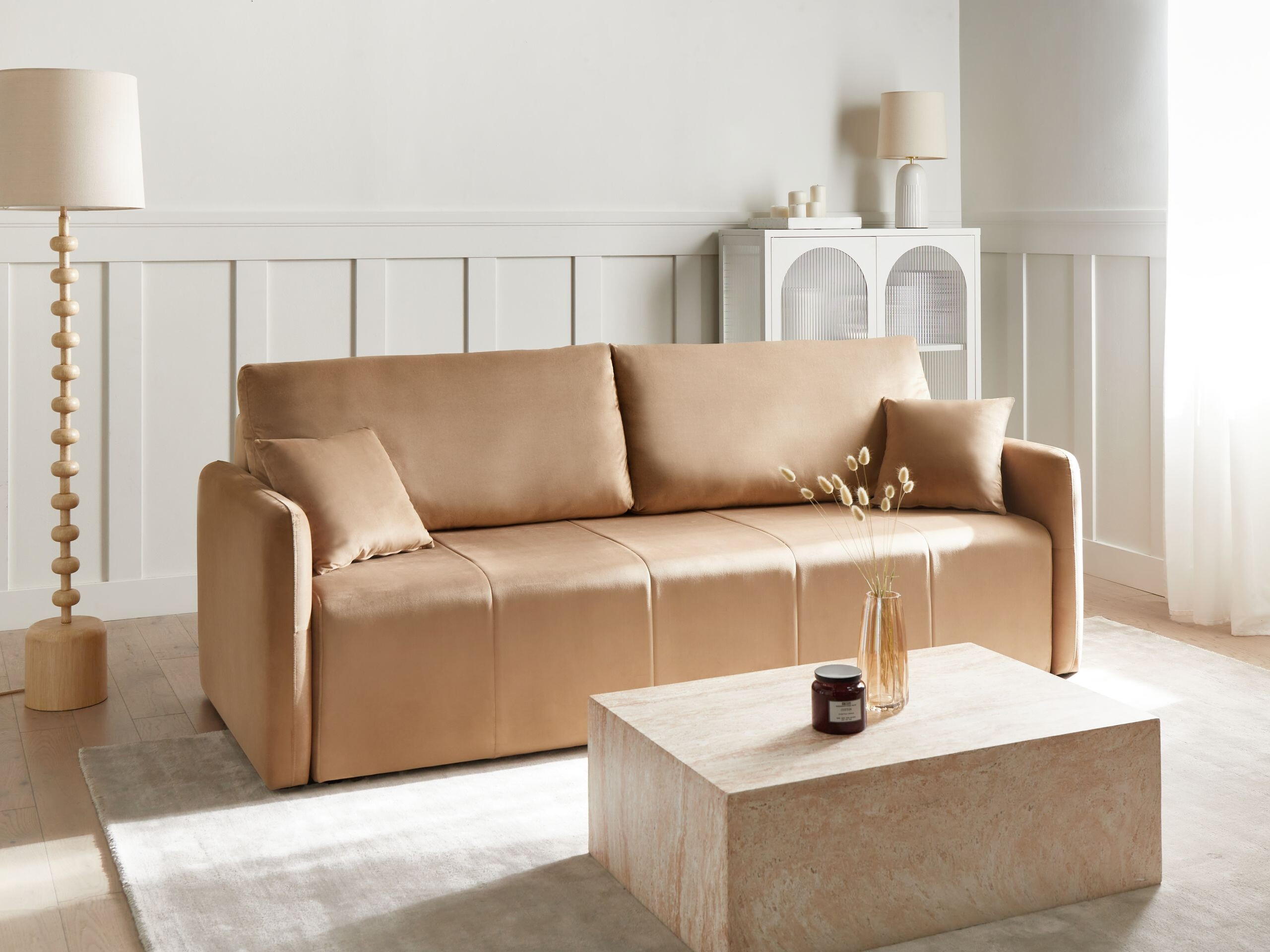 Sofa lova Berwyn 3171 (Šviesi ruda)