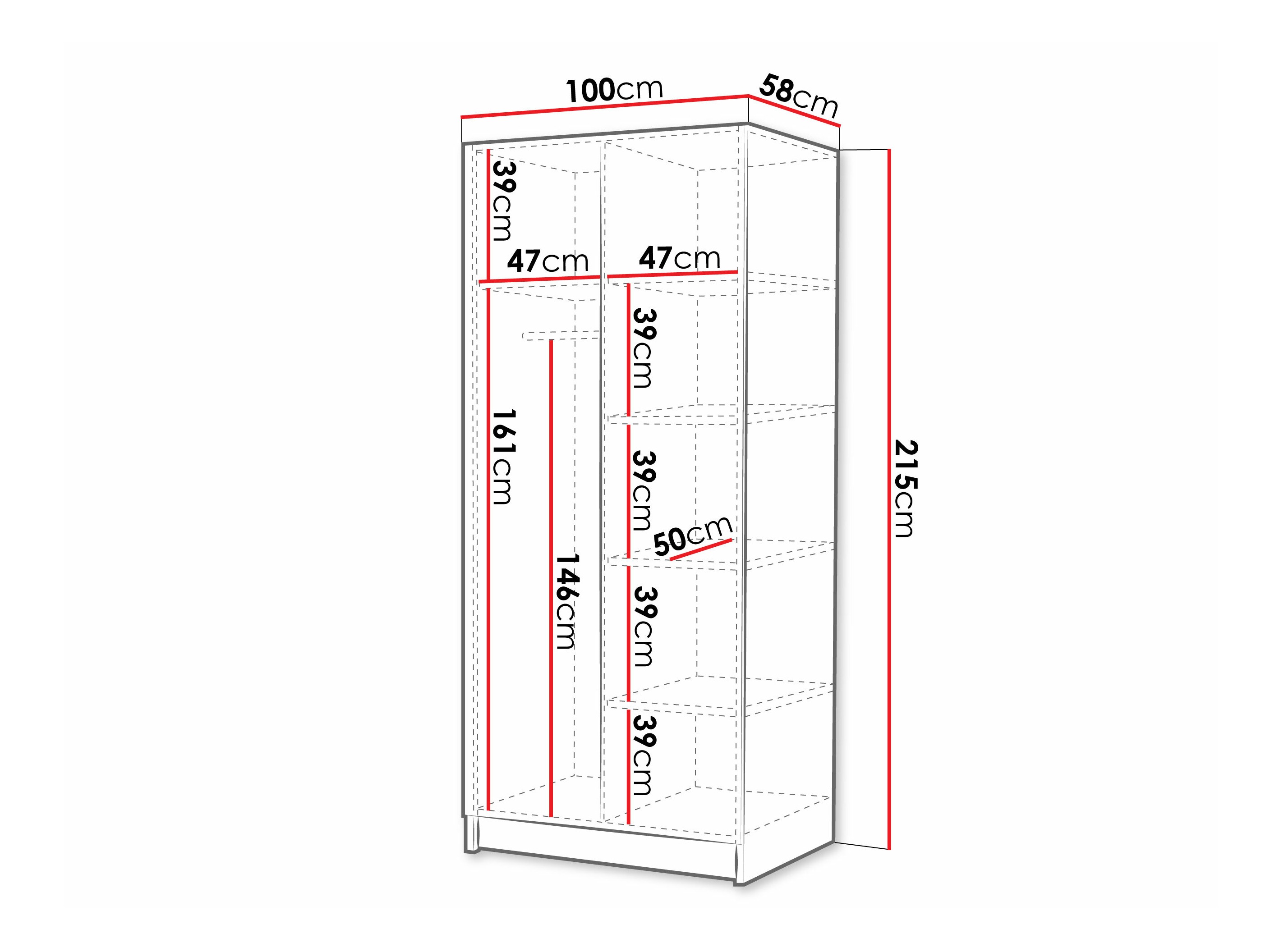 Spinta Closico Staton I (Juoda)