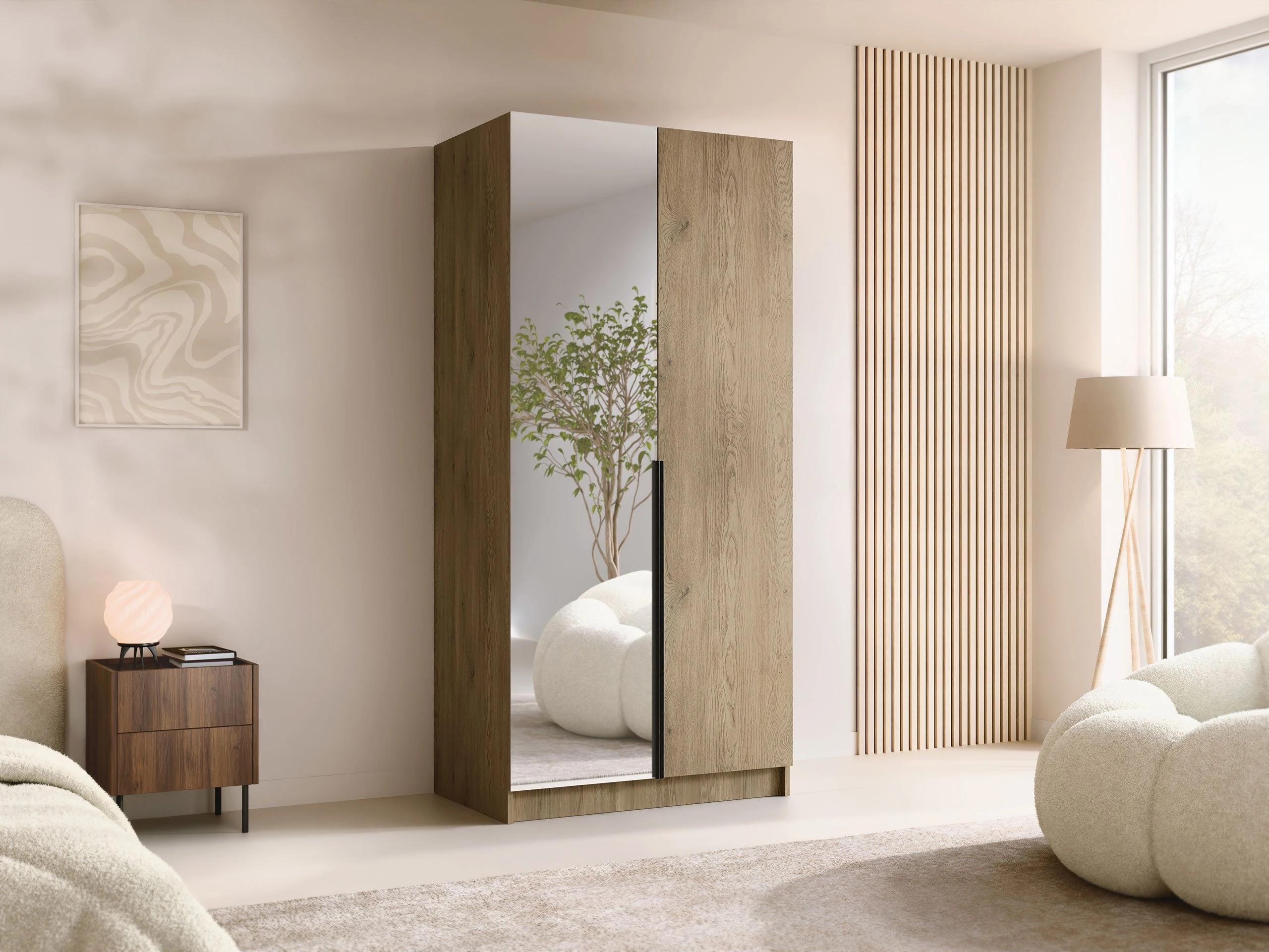 Spinta Closico Staton II (Šviesus medis + Juoda)