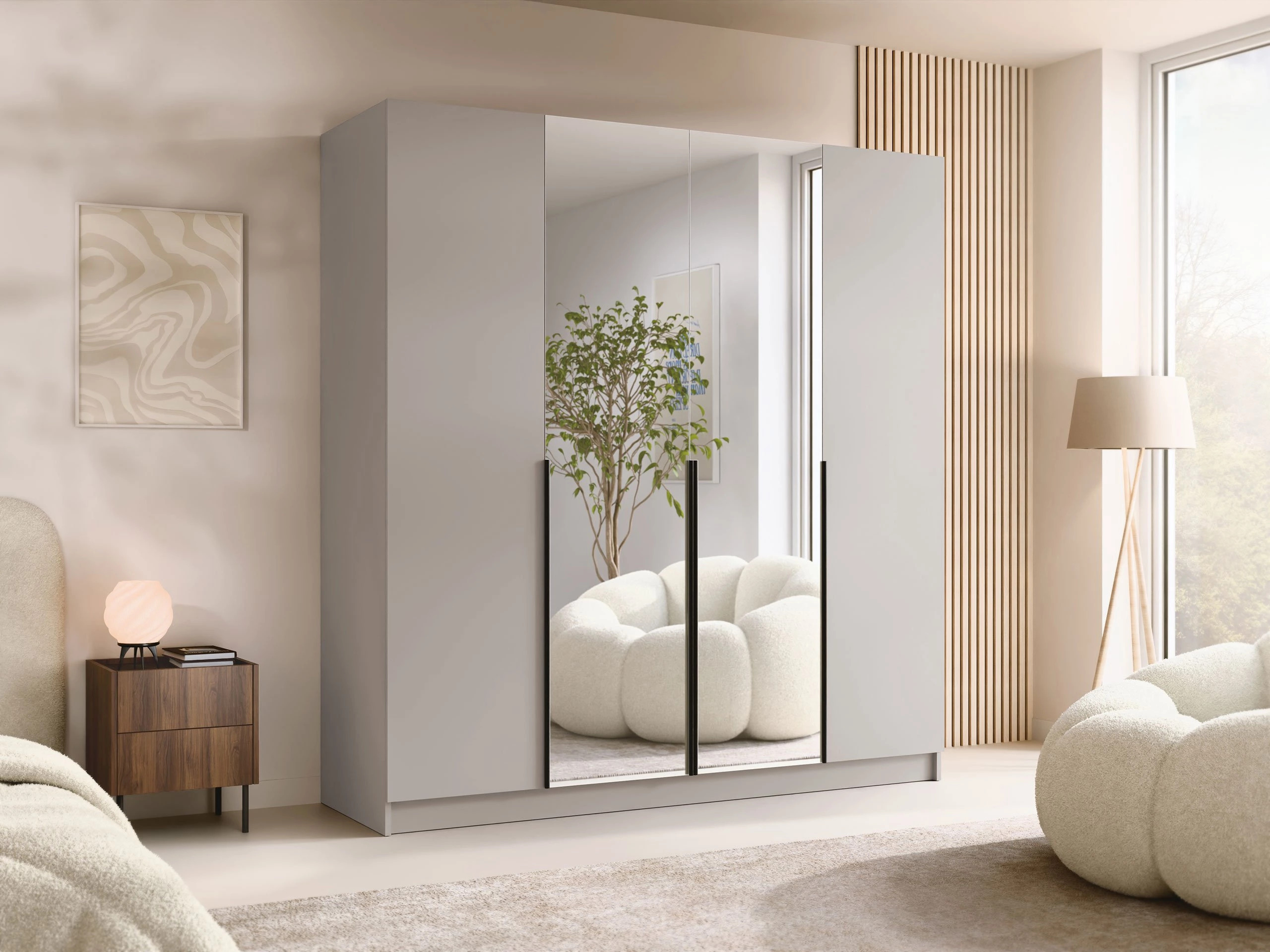 Miegamojo baldai su greitu pristatymu