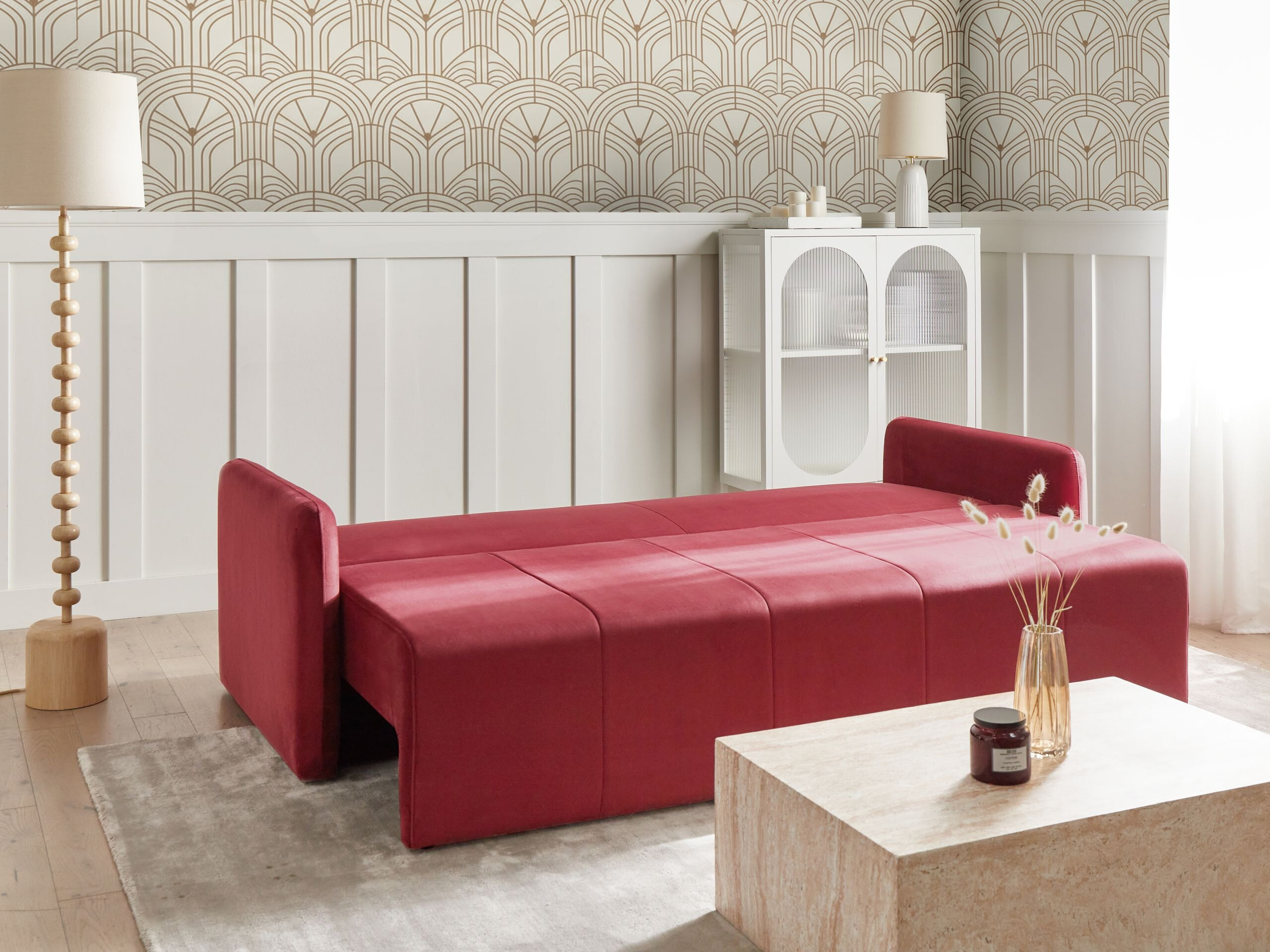 Sofa lova Berwyn 3171 (Raudona)