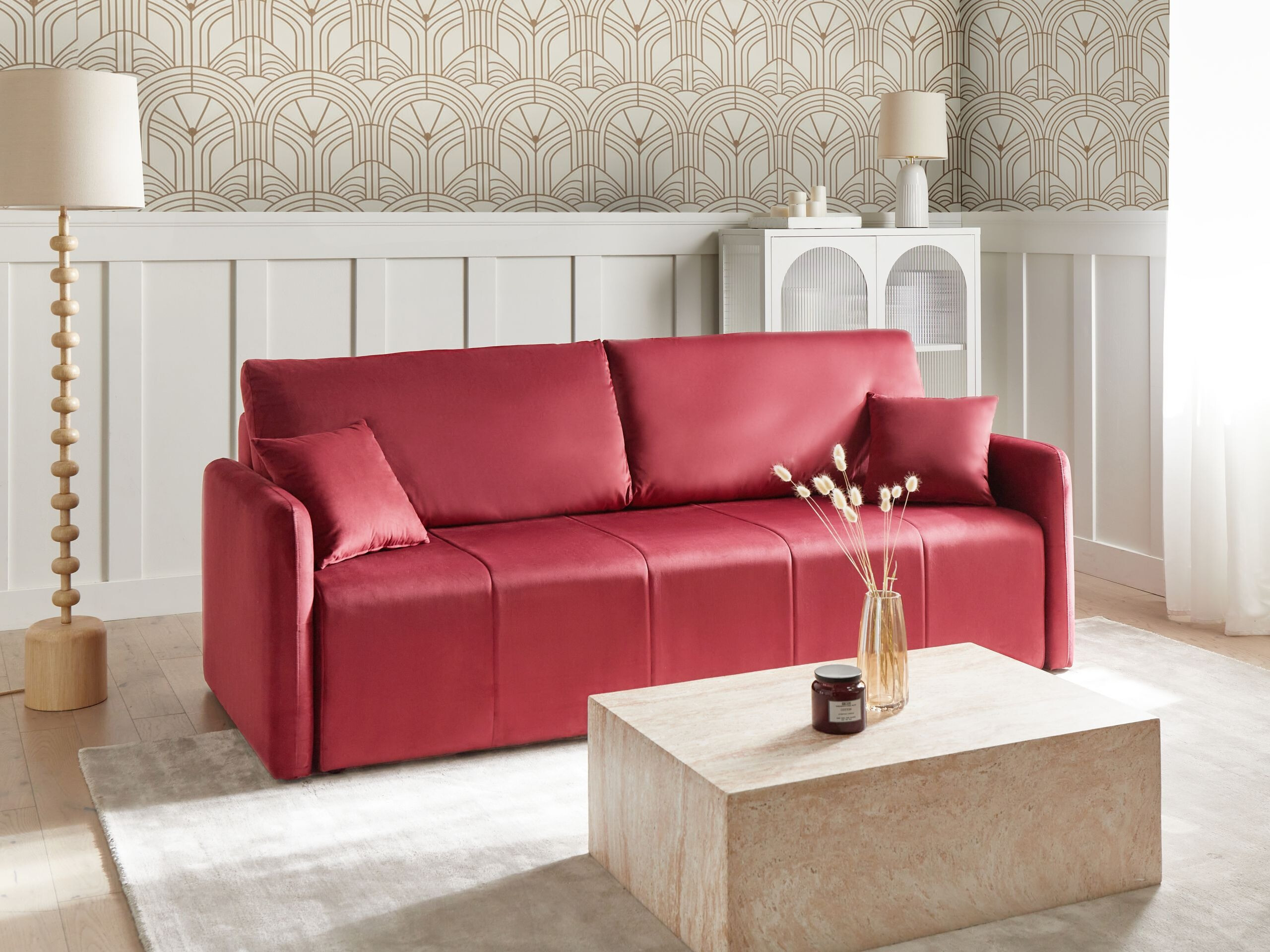 Sofa lova Berwyn 3171 (Raudona)