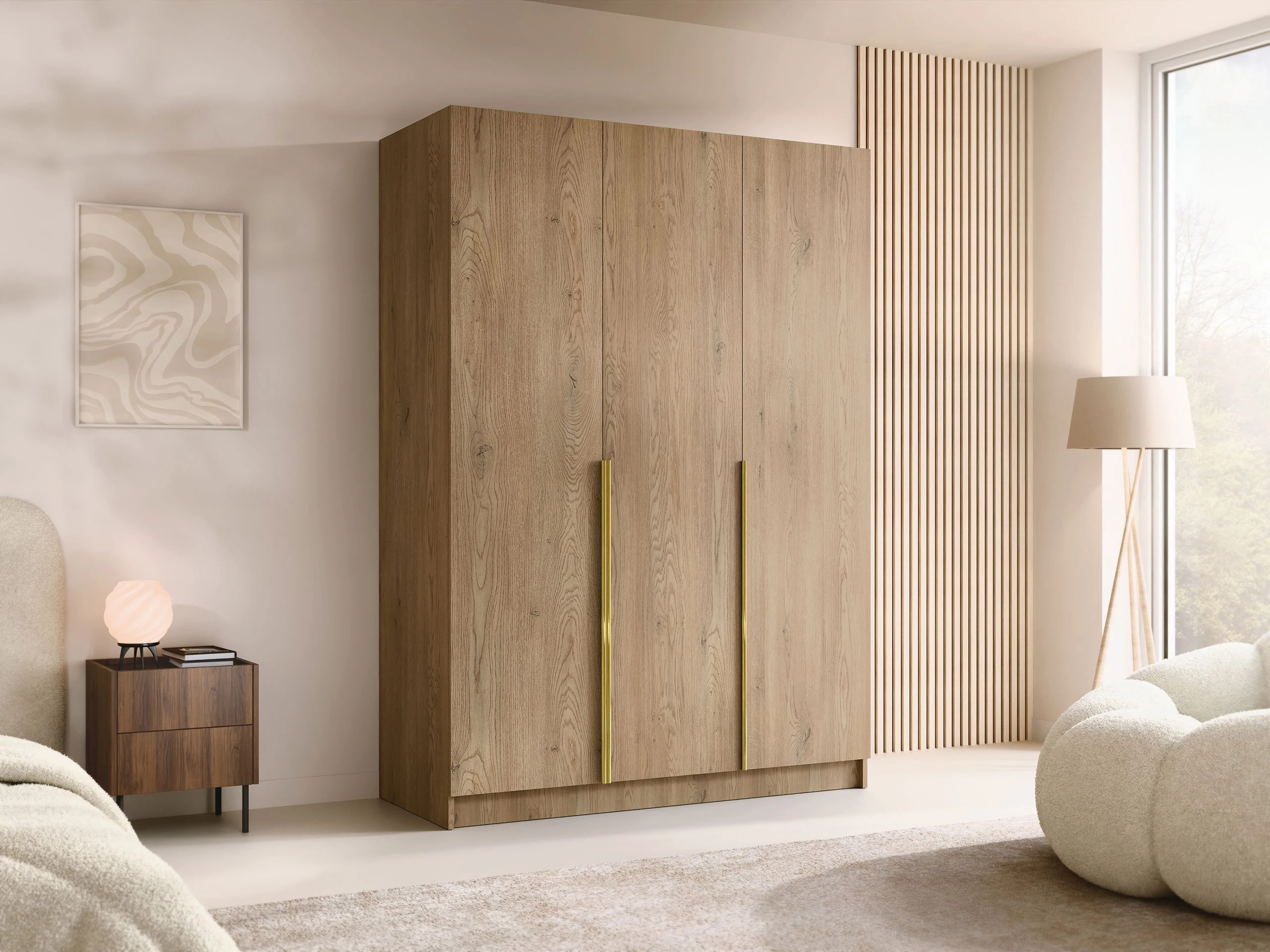 Spinta Closico Decoron I (Šviesus medis + Auksinė)