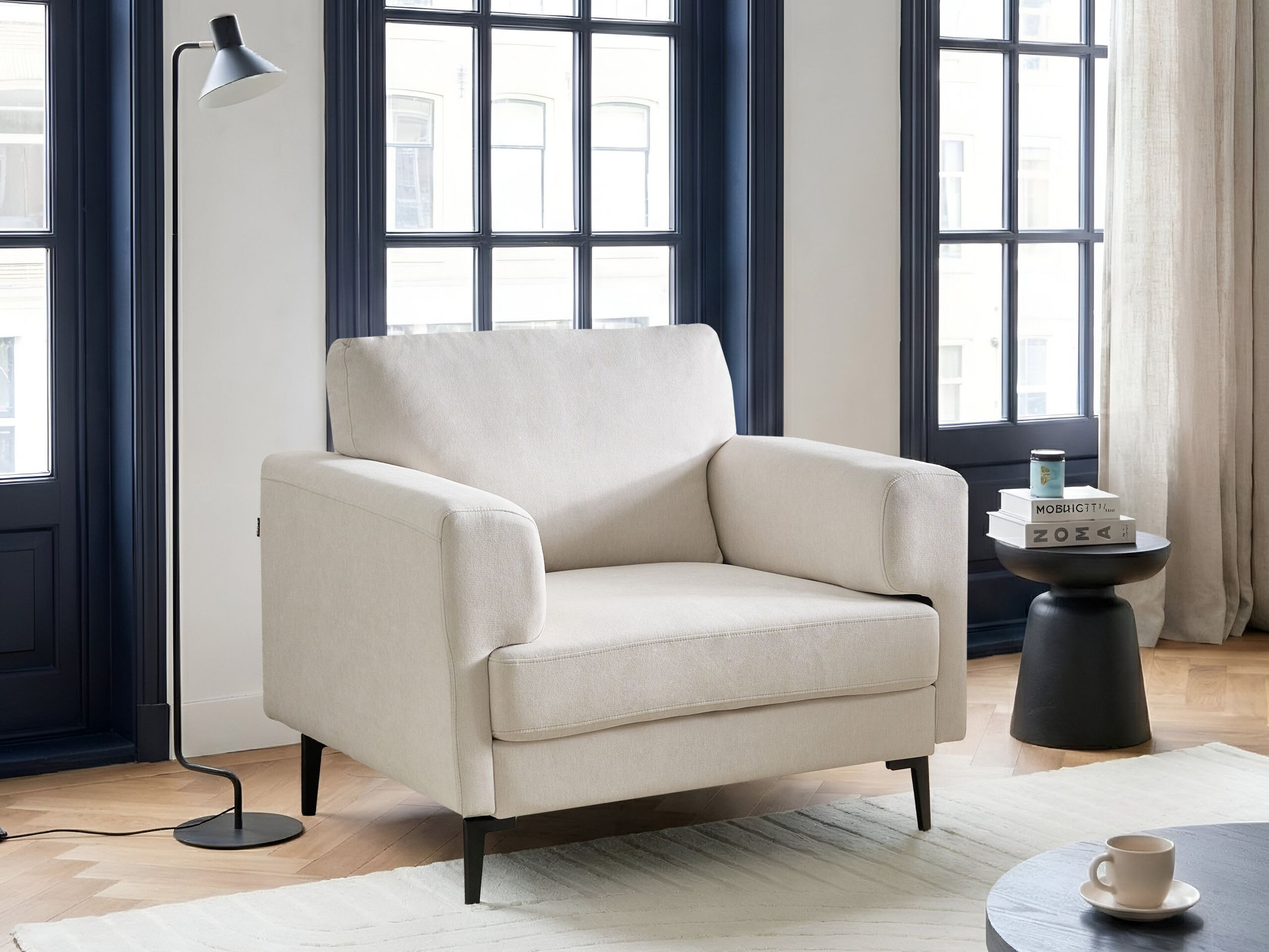 Fotelis Catcavu 103 (Šviesi smėlinė)