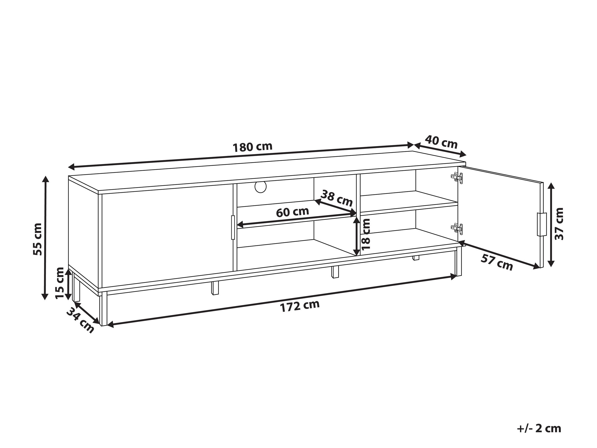 TV staliukas Berwyn 3179