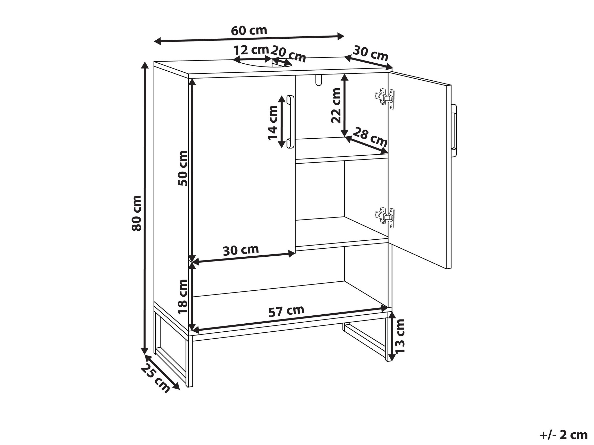 Pastatoma vonios spintelė praustuvui Berwyn 3196