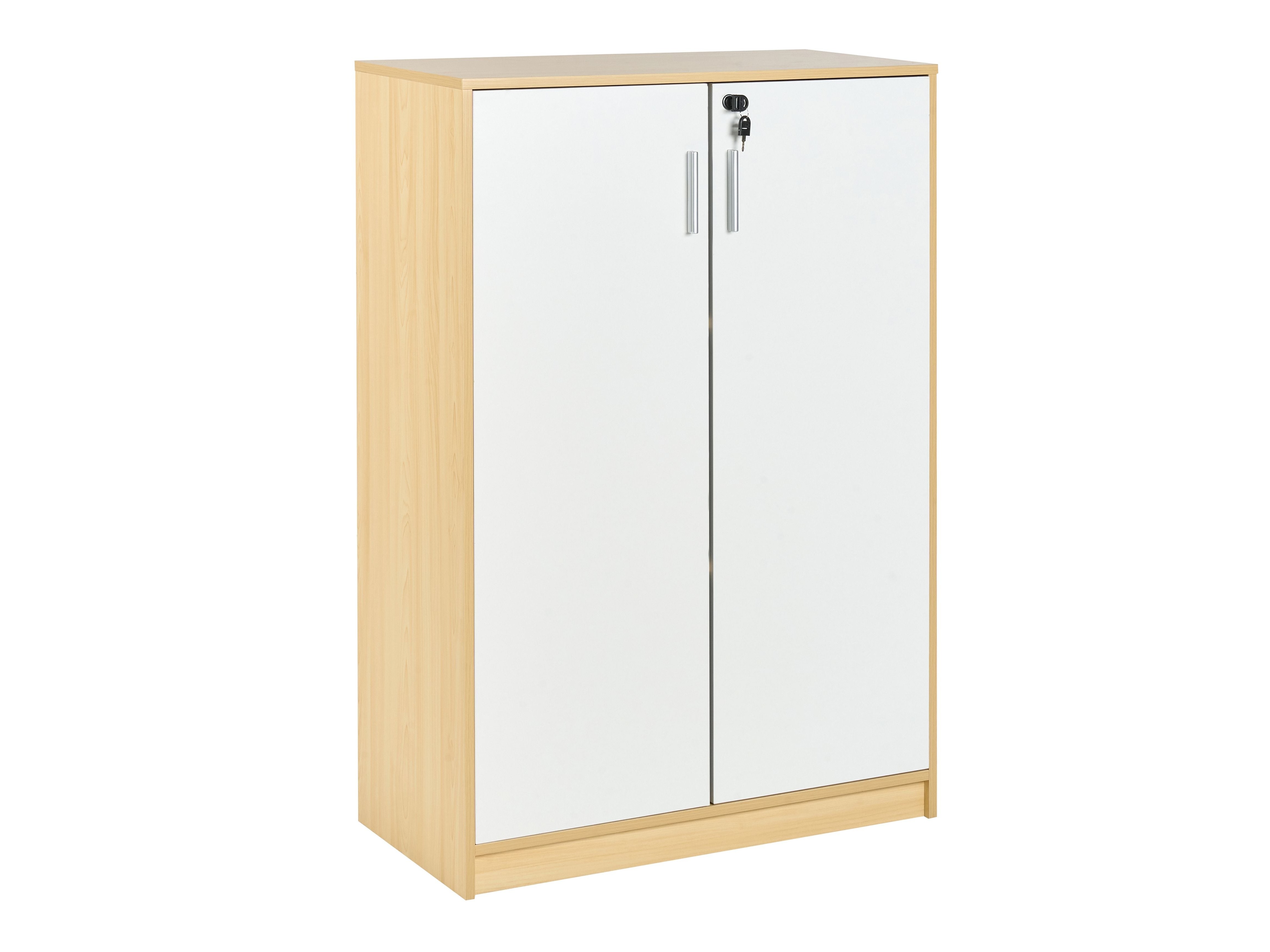 Spintelė Catferu 114 (Šviesus medis + balta)