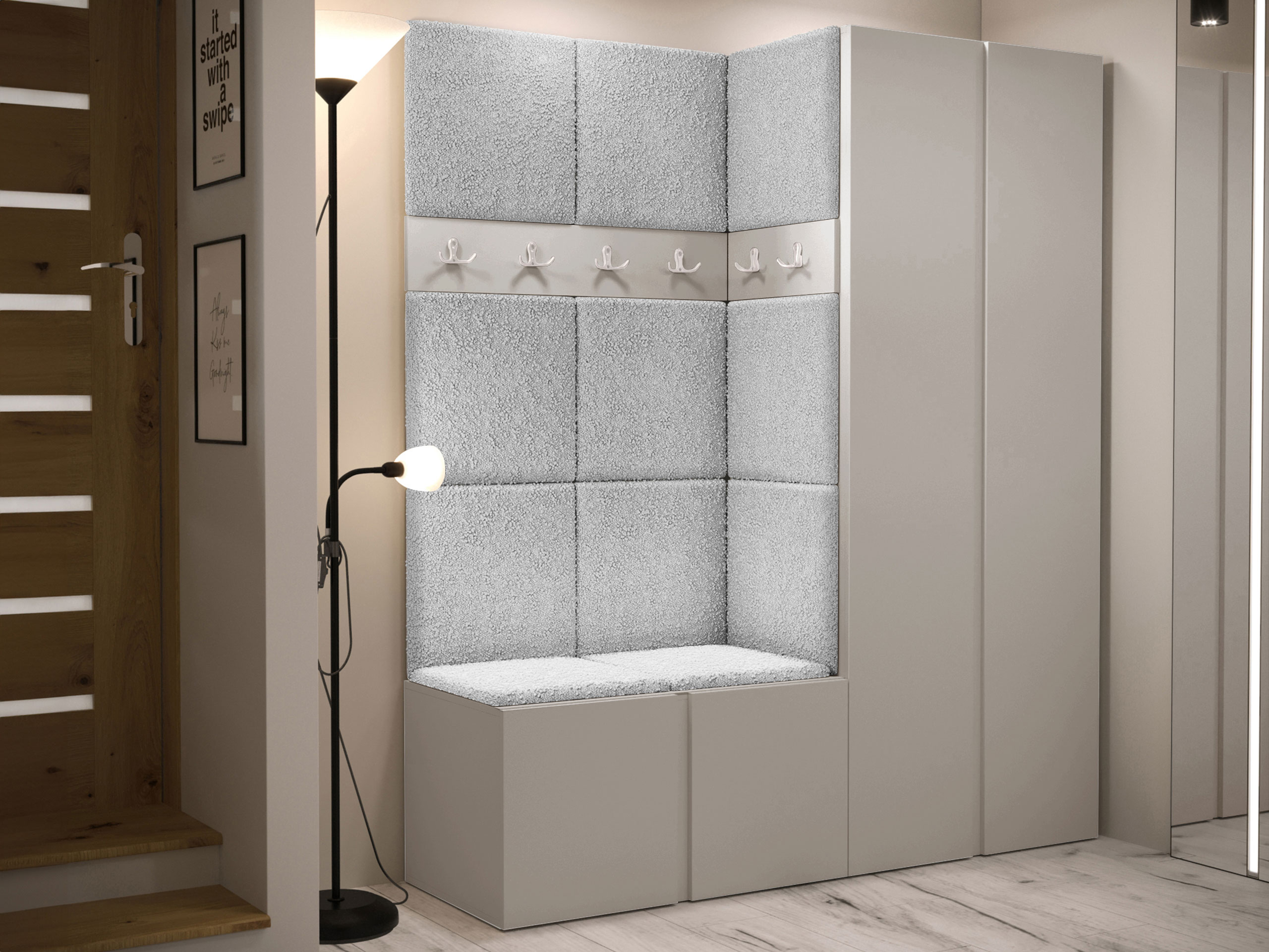 Prieškambario komplektas Pinis III (Kašmyras)