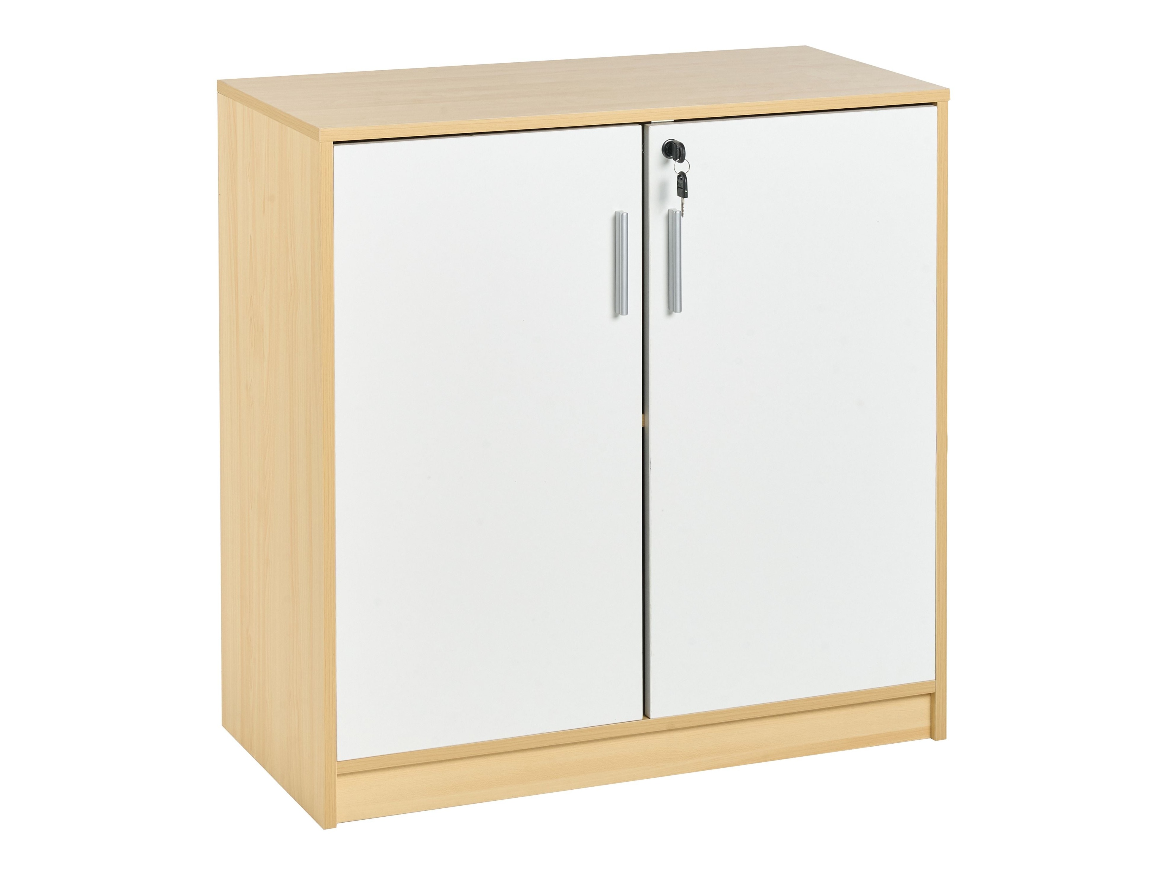 Spintelė Catferu 112 (Šviesus medis + Balta)