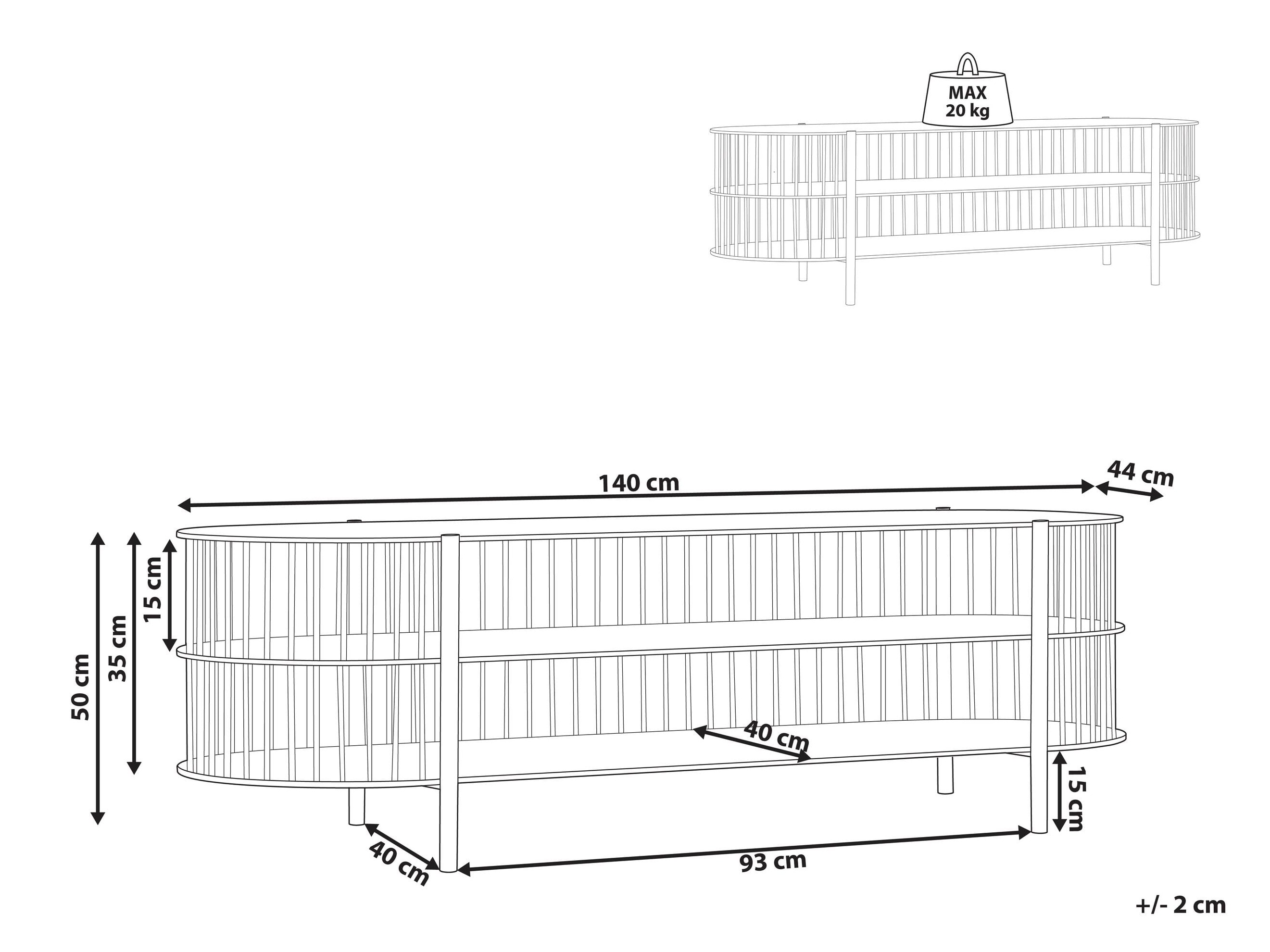 TV staliukas Berwyn 3205