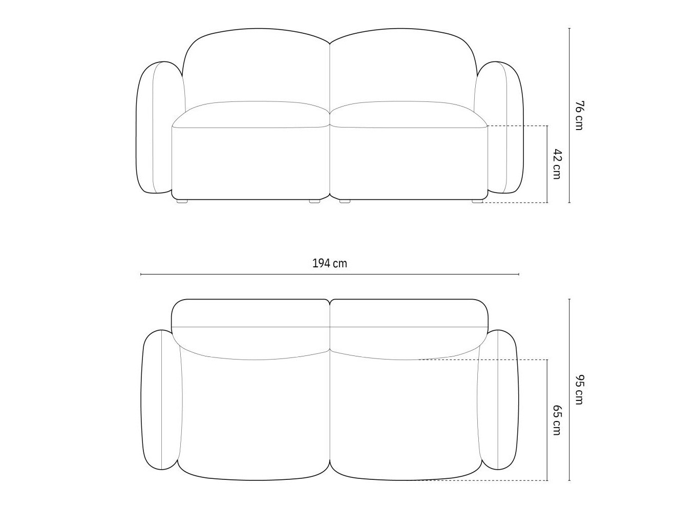 Sofa Tolmira 100 (Baltimore Sand)