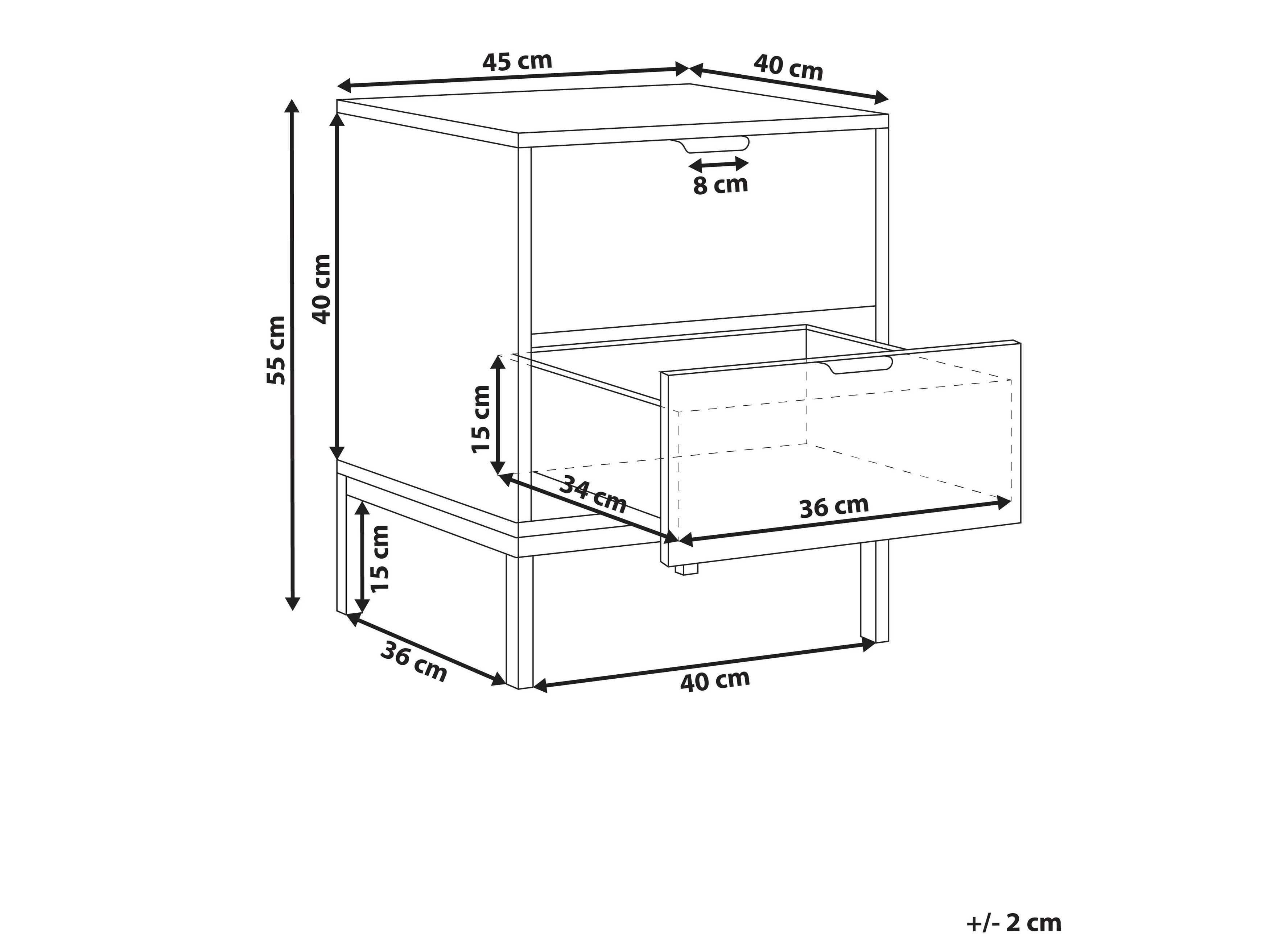 Naktinis staliukas Livodeu 100