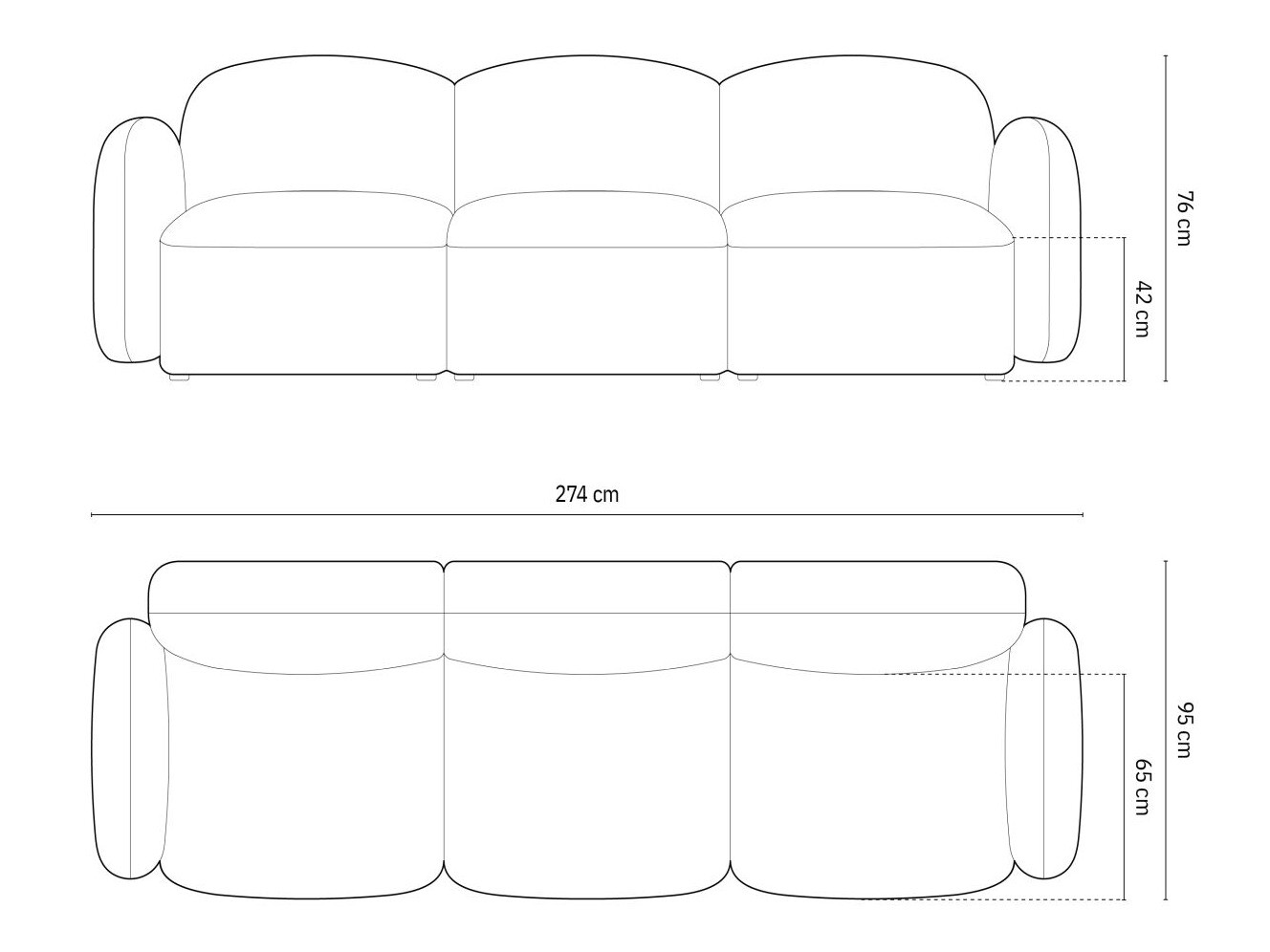 Sofa Tolmira 101 (Baltimore Sand)