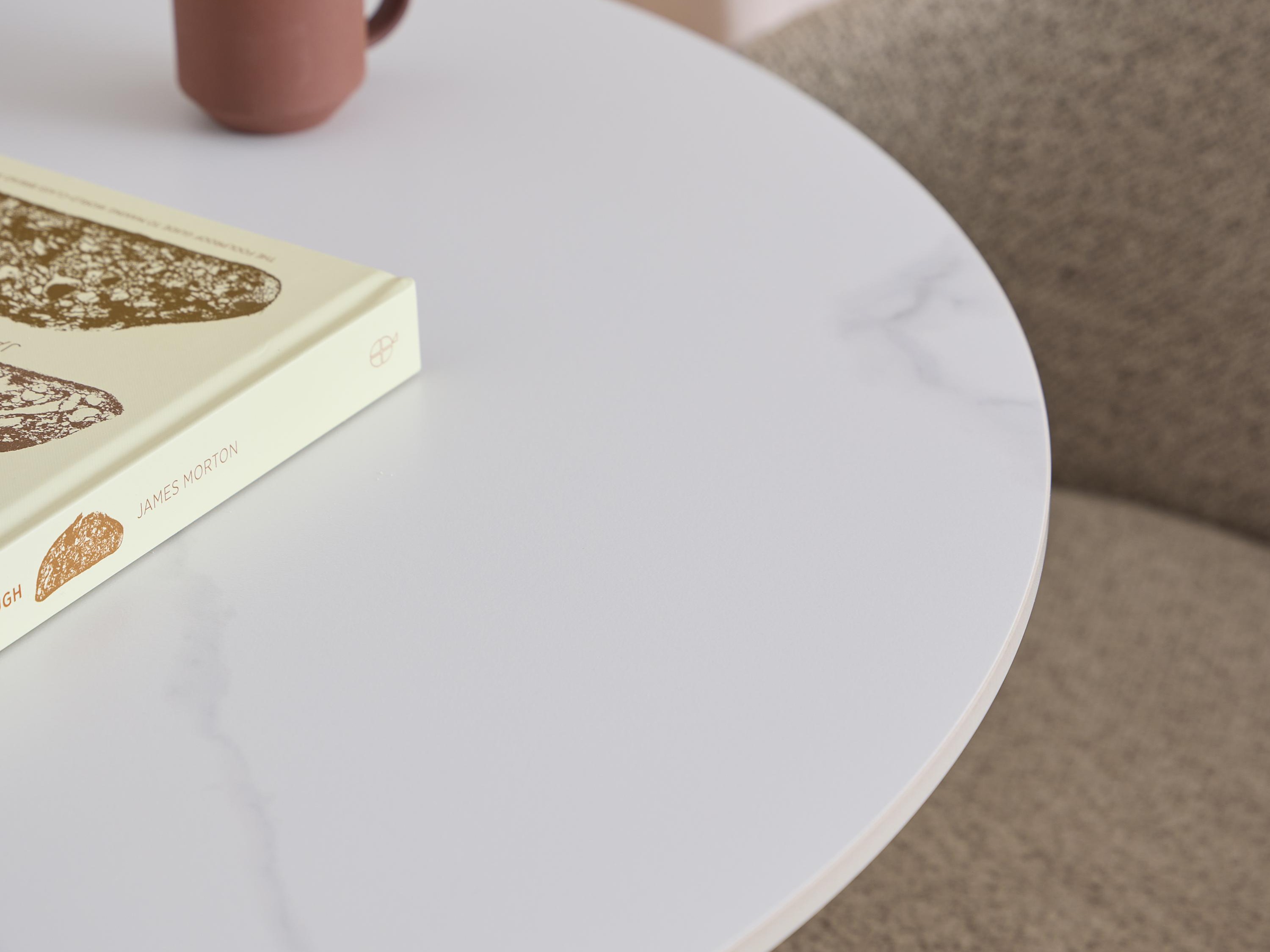 Baro stalas Norsica 863 (Baltas marmuras)