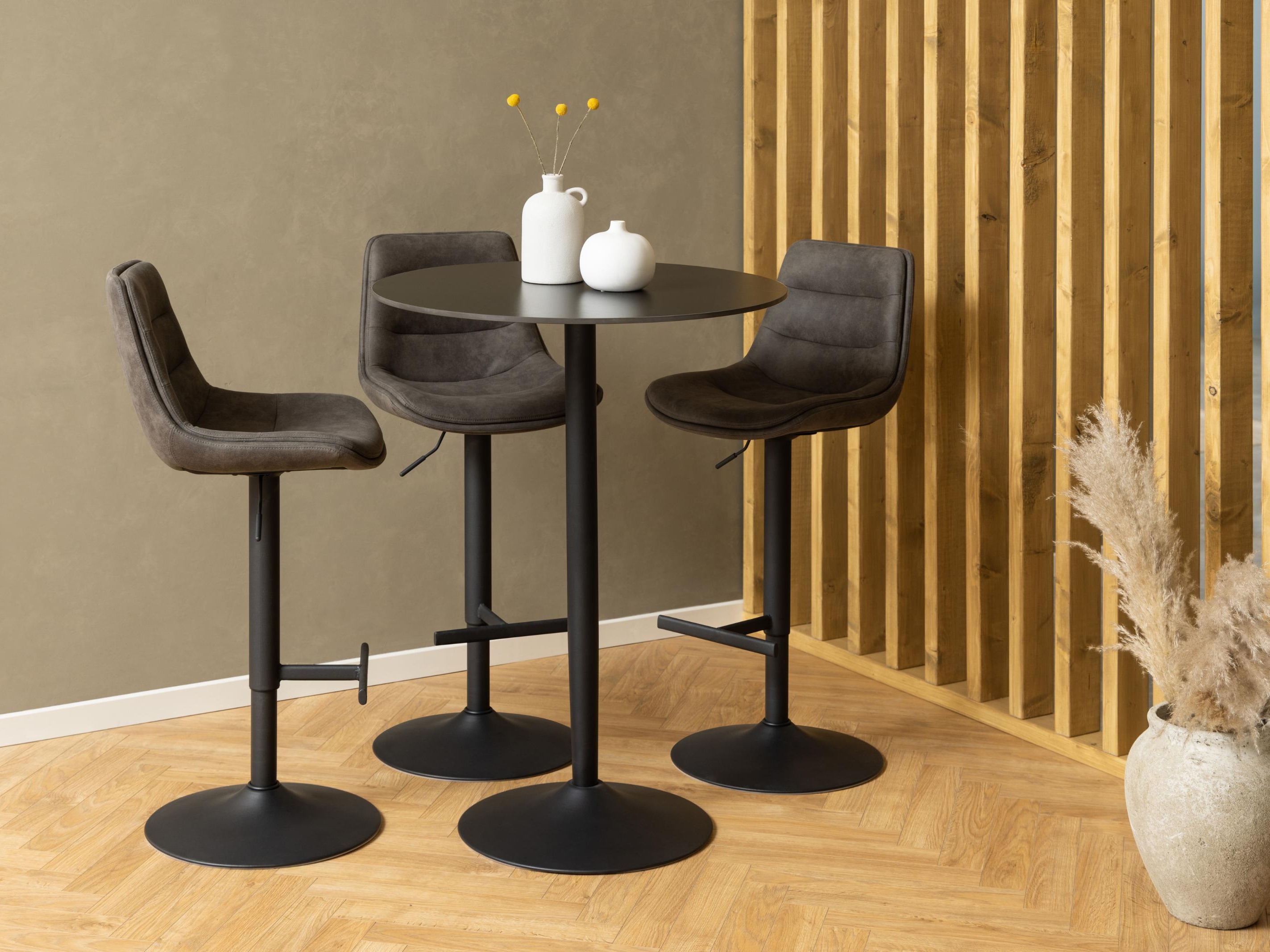 Baro stalas Norsica 863 (Juodas marmuras)