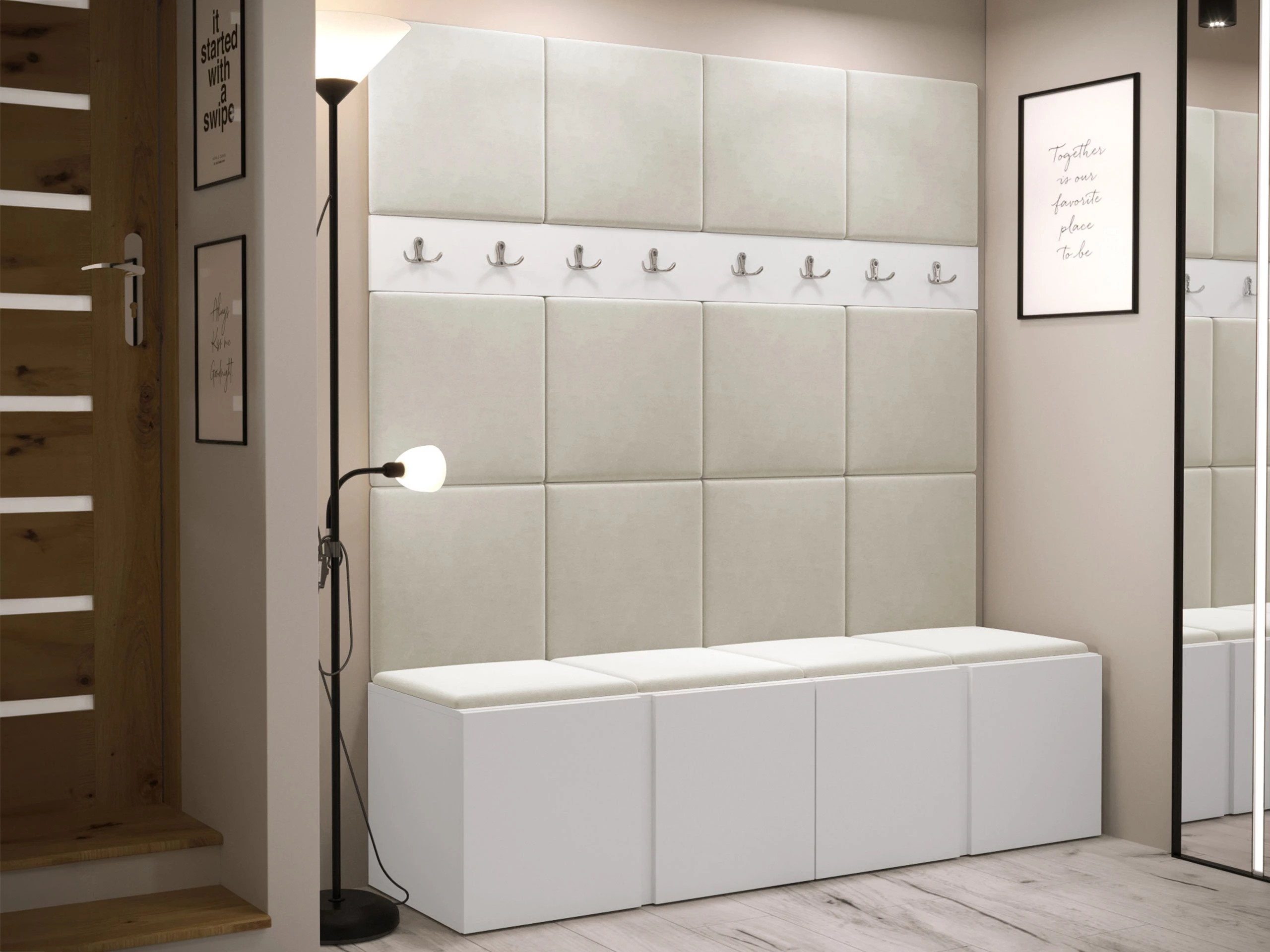 Prieškambario komplektas Pinis V (Manila 02)