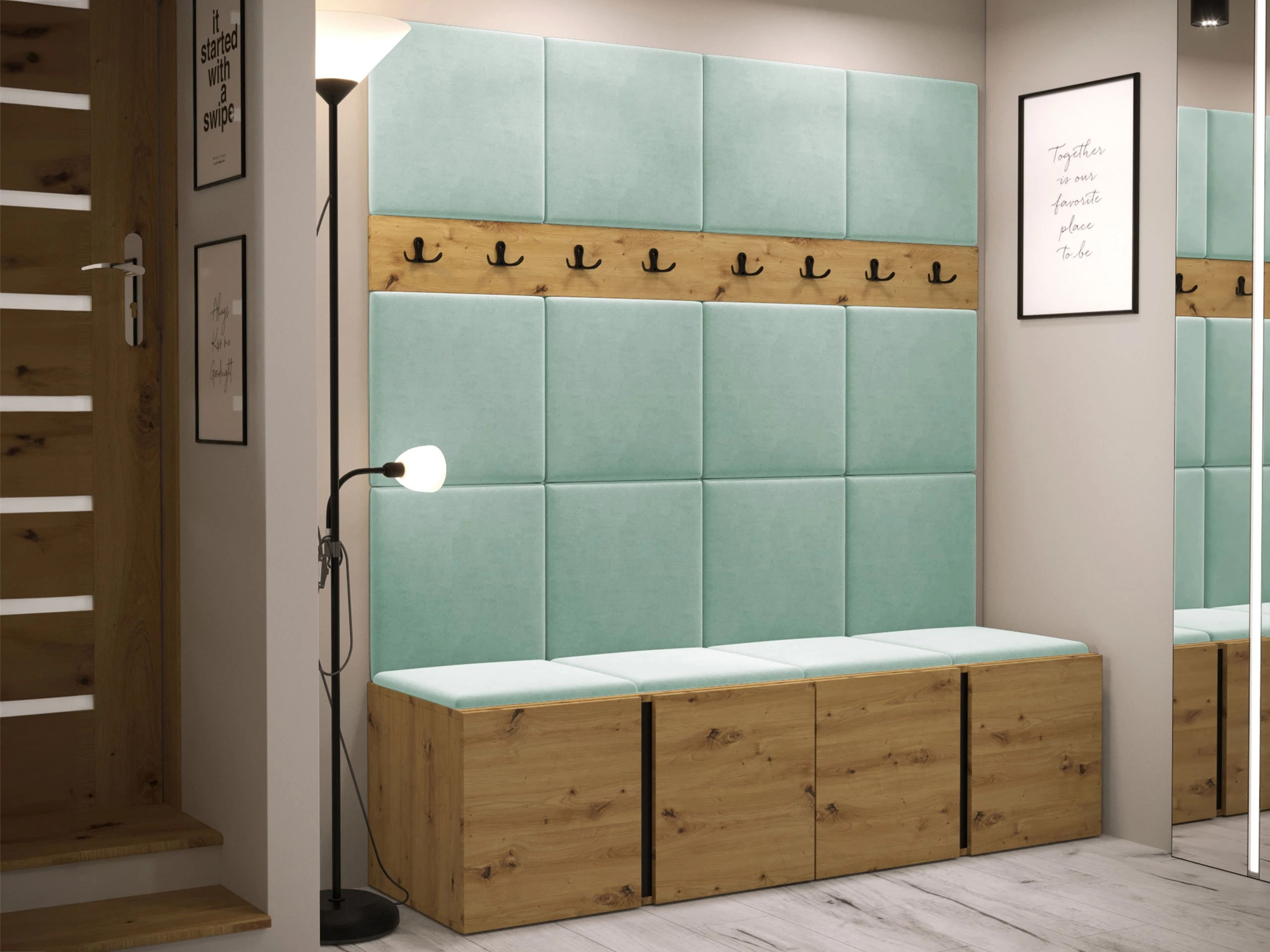 Prieškambario komplektas Pinis V (Manila 11)