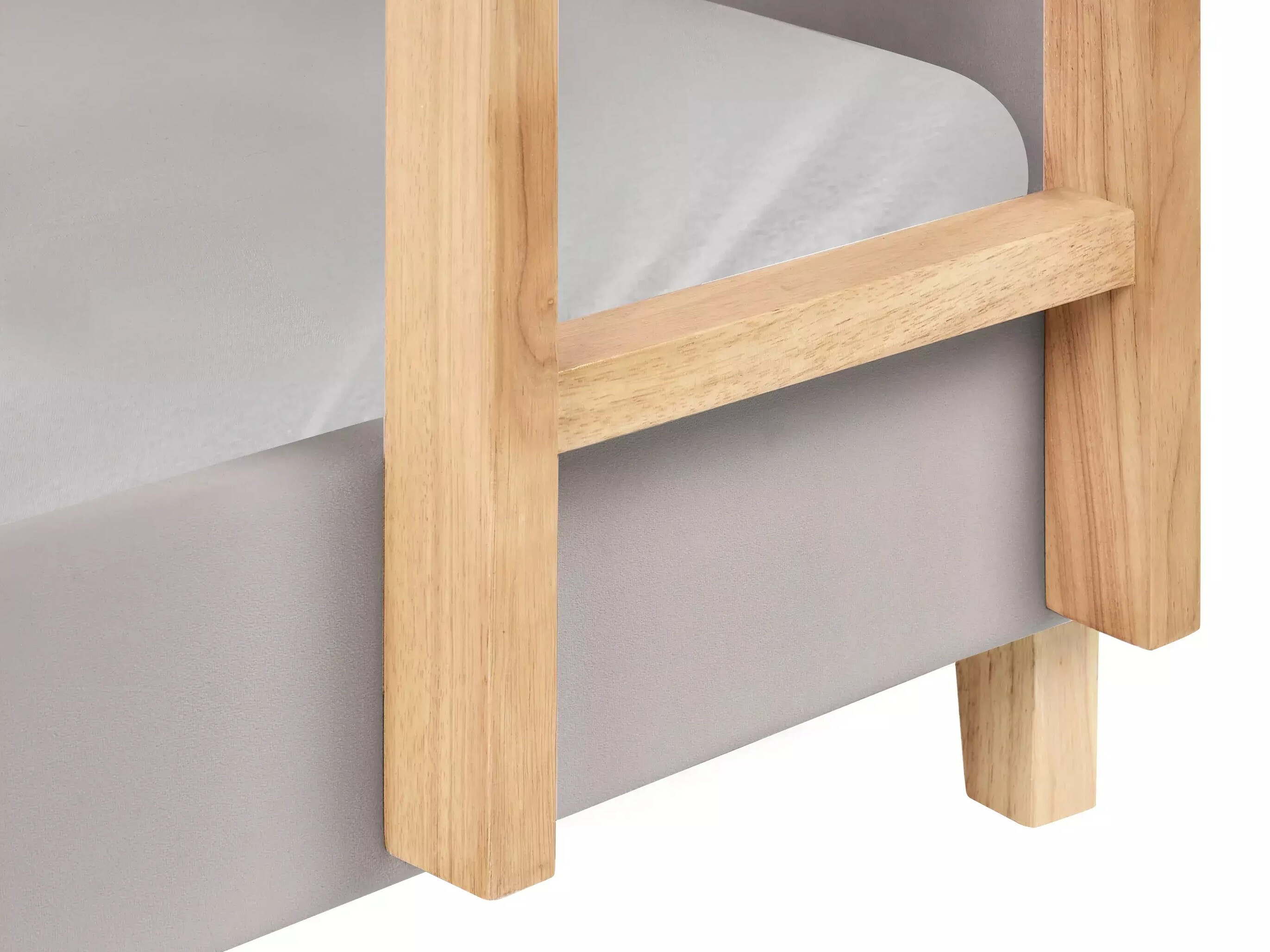 Dviaukštė lova Berwyn 3211 (Šviesi pilka)