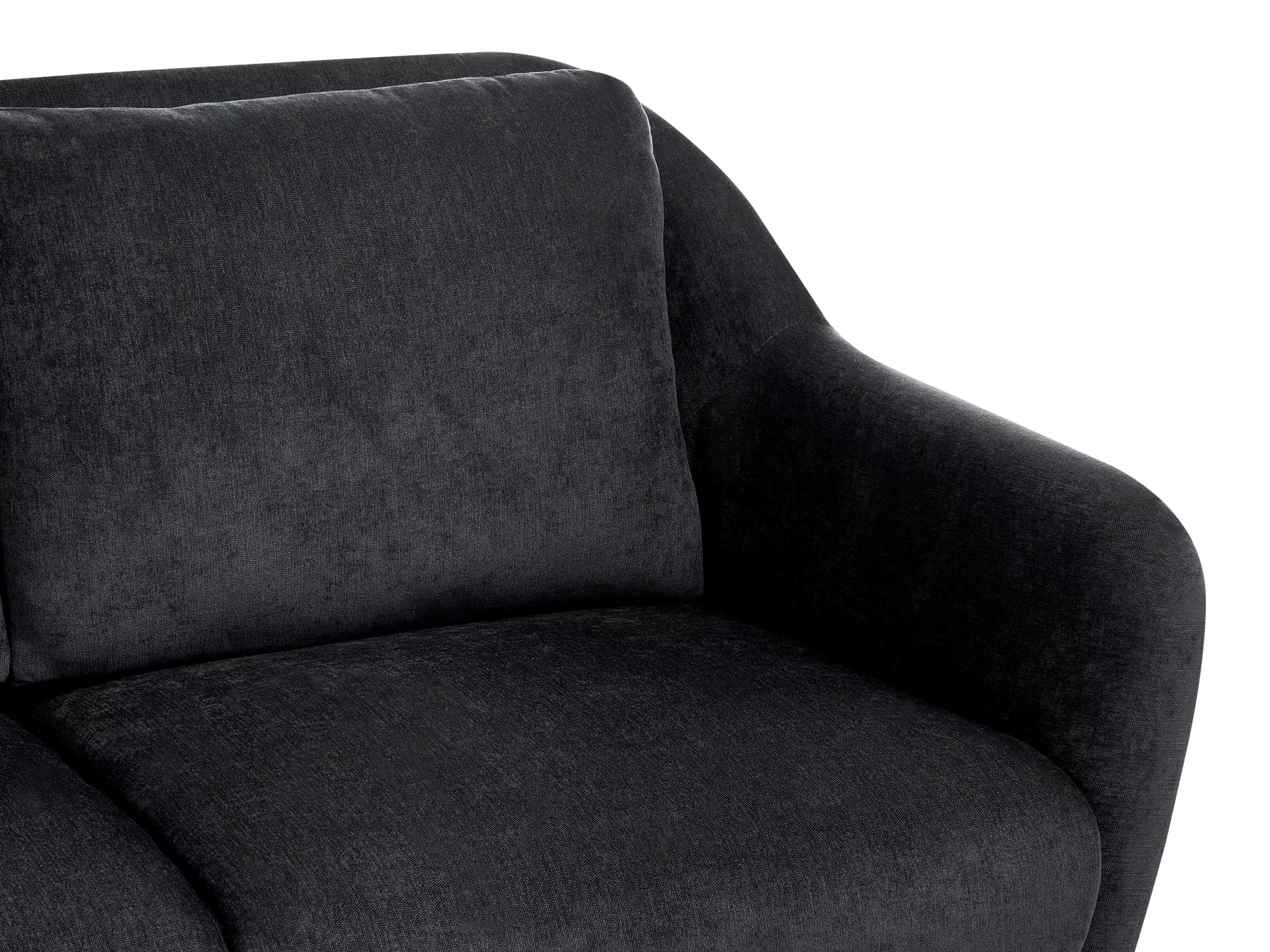 Minkštų baldų komplektas Berwyn 3213 (Juoda)