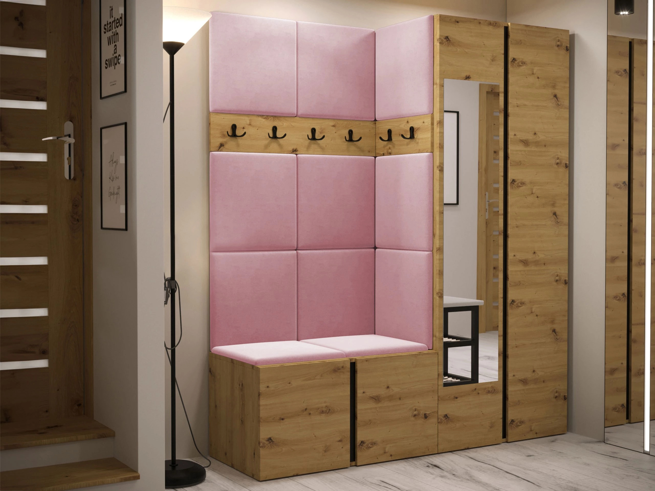 Prieškambario komplektas Pinis X (Manila 09)