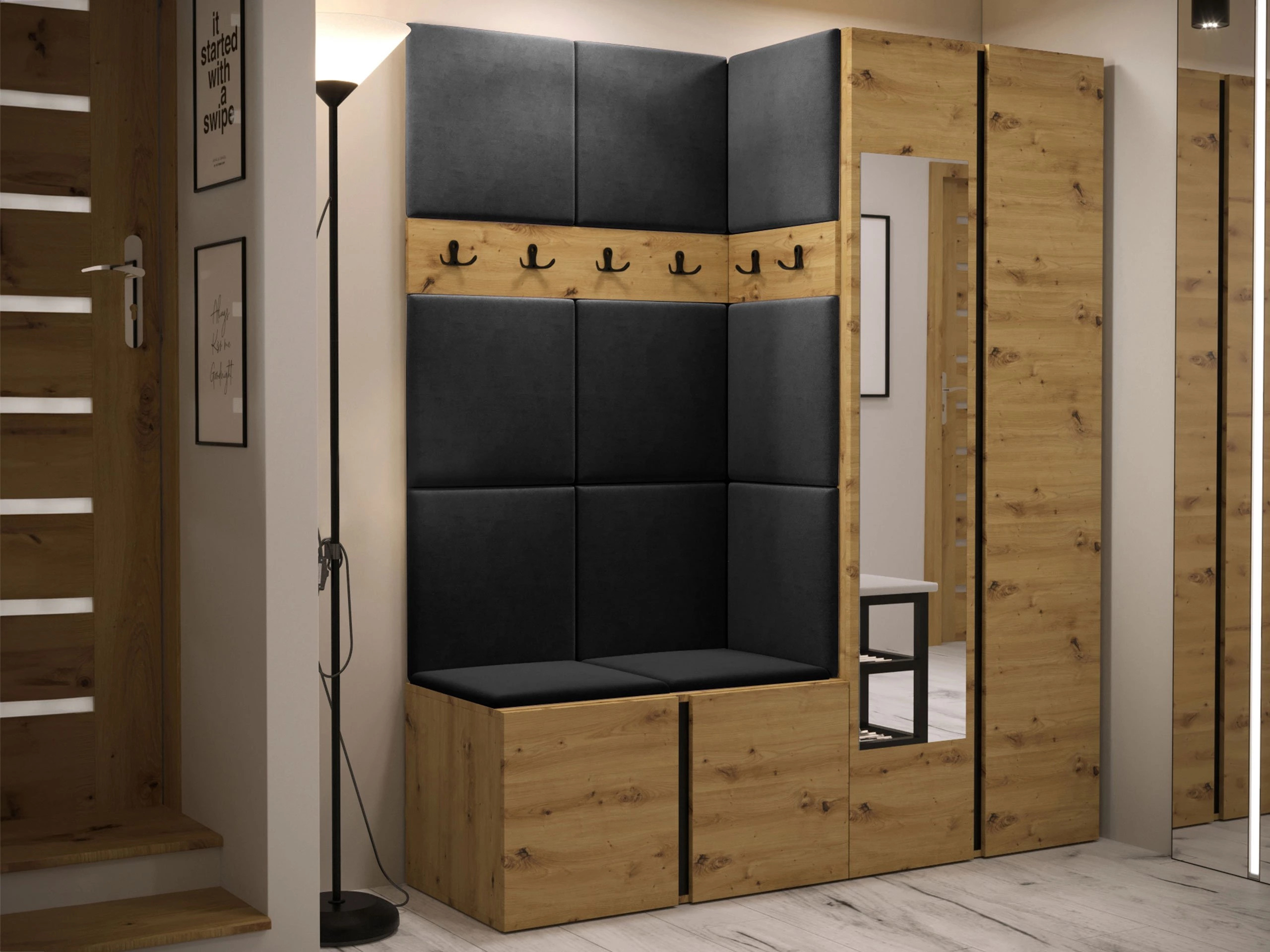 Prieškambario komplektas Pinis X (Manila 18)