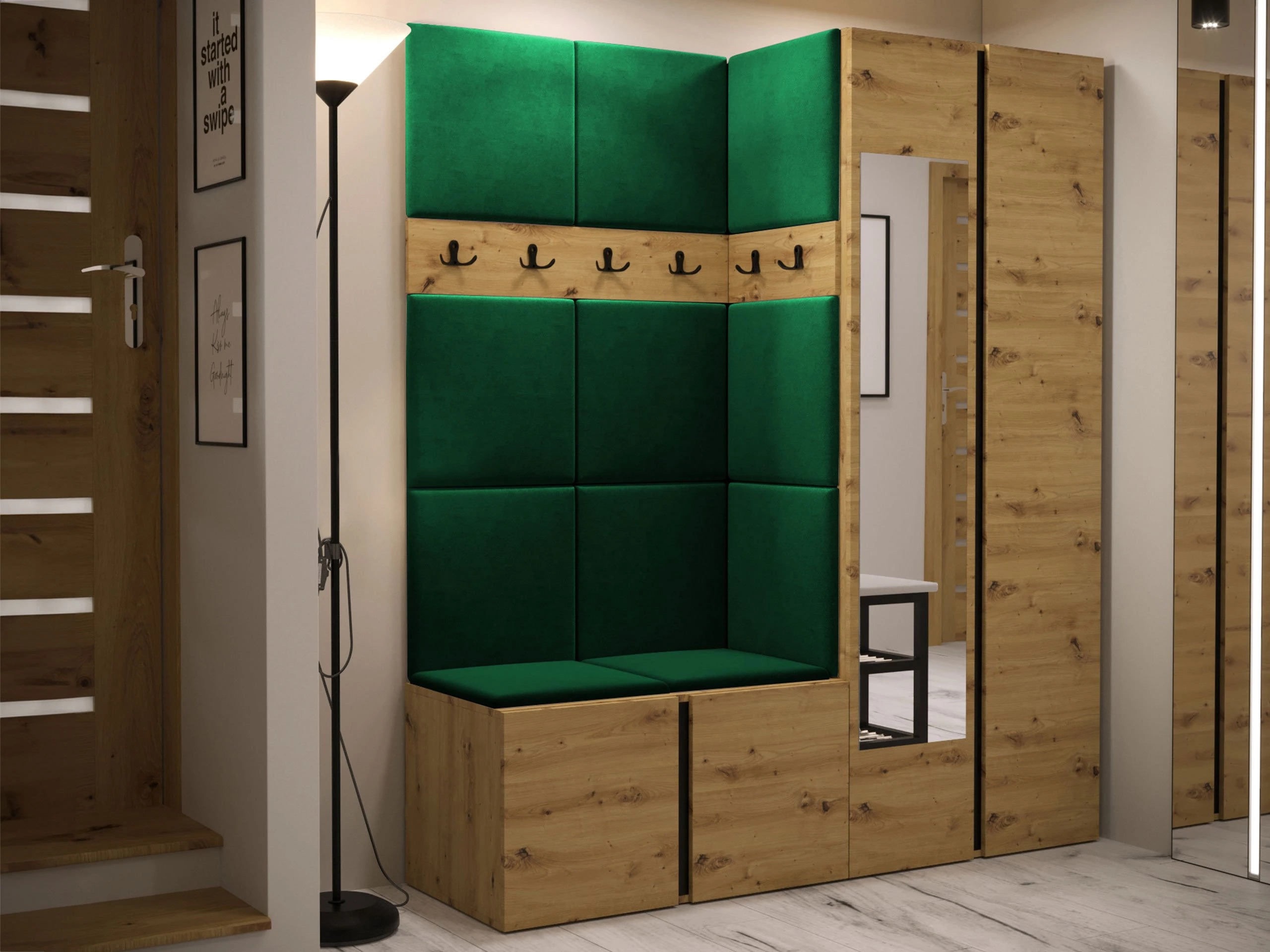 Prieškambario komplektas Pinis X (Manila 35)