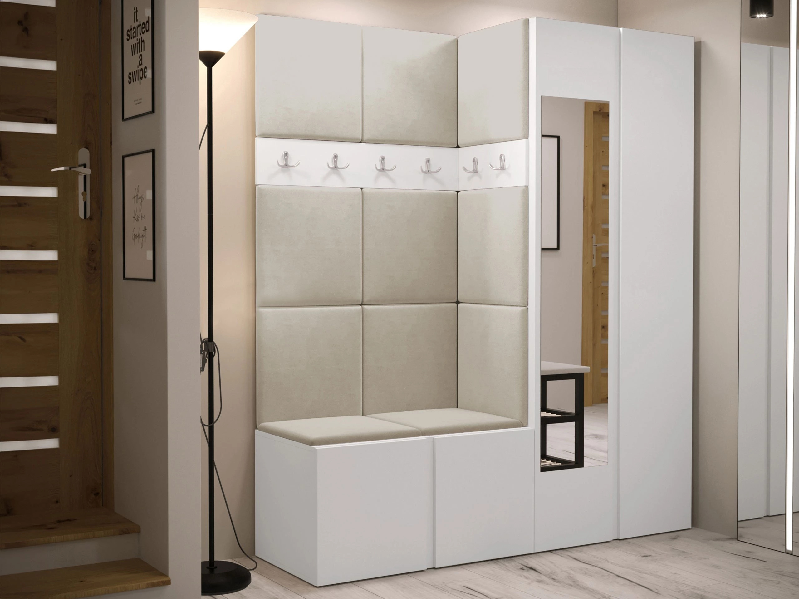 Prieškambario komplektas Pinis X (Manila 02)