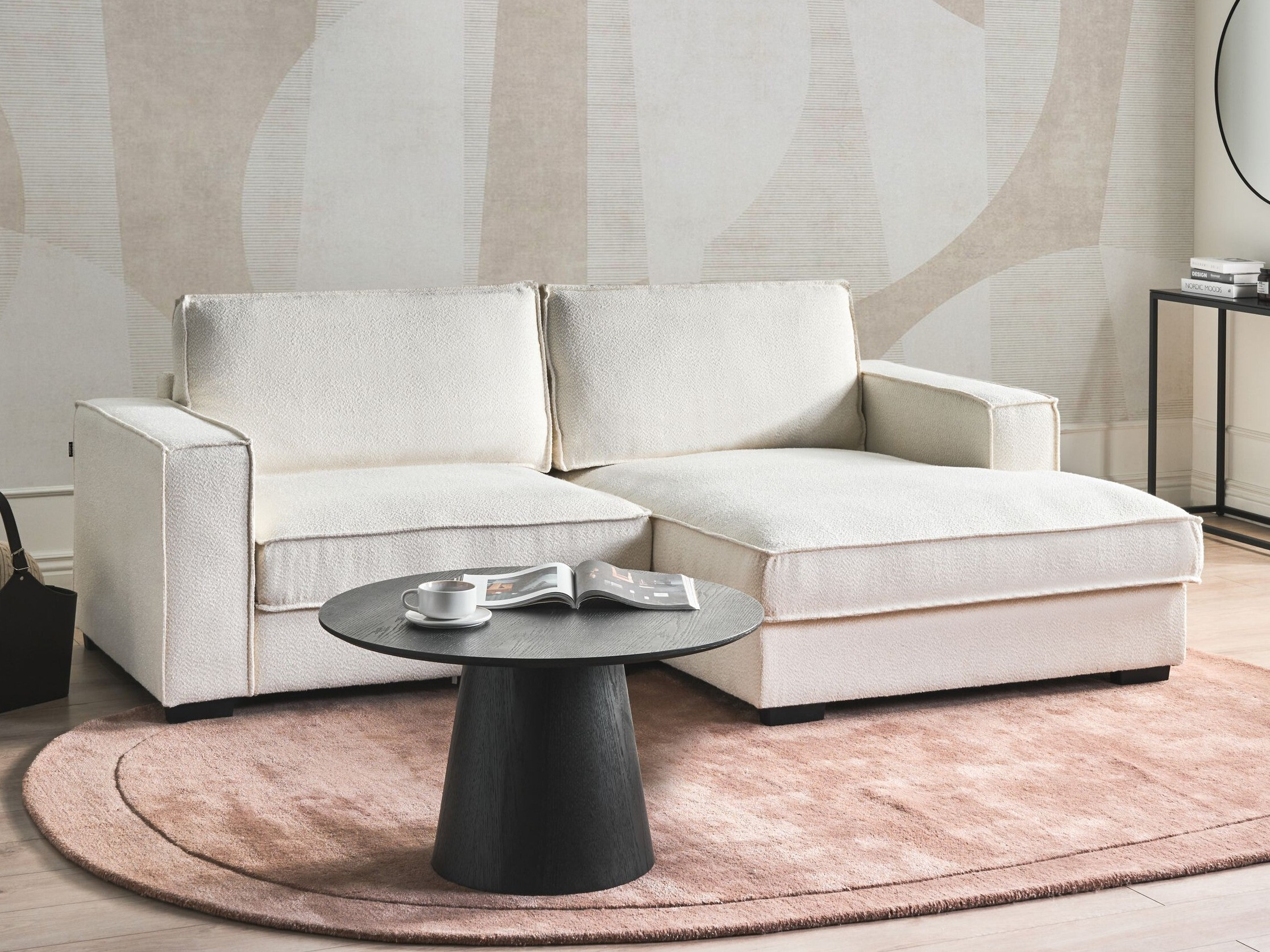 Minkštas kampas Berwyn 3217 (Šviesi smėlinė)