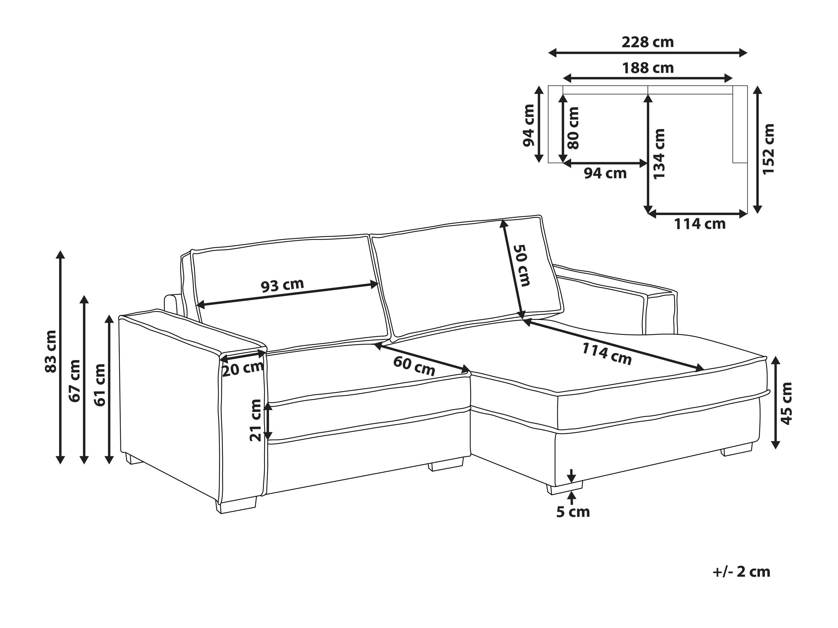Minkštas kampas Berwyn 3217 (Šviesi smėlinė)