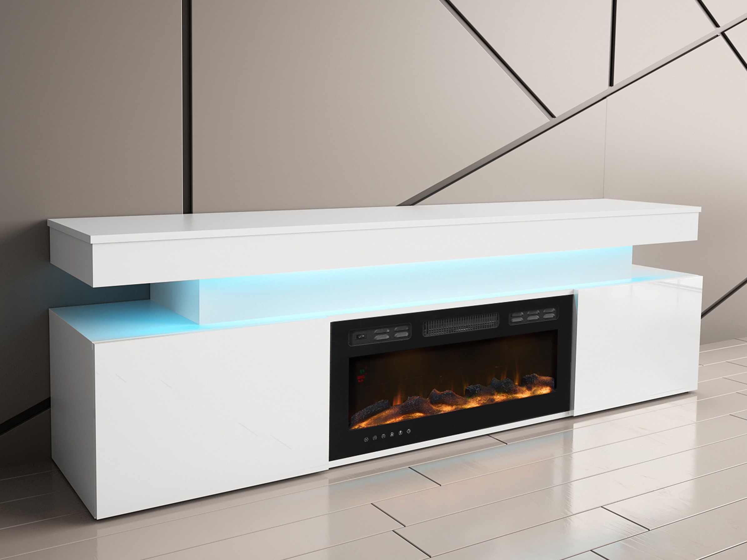 TV staliukas Monfero I (Balta + Blizgi balta)