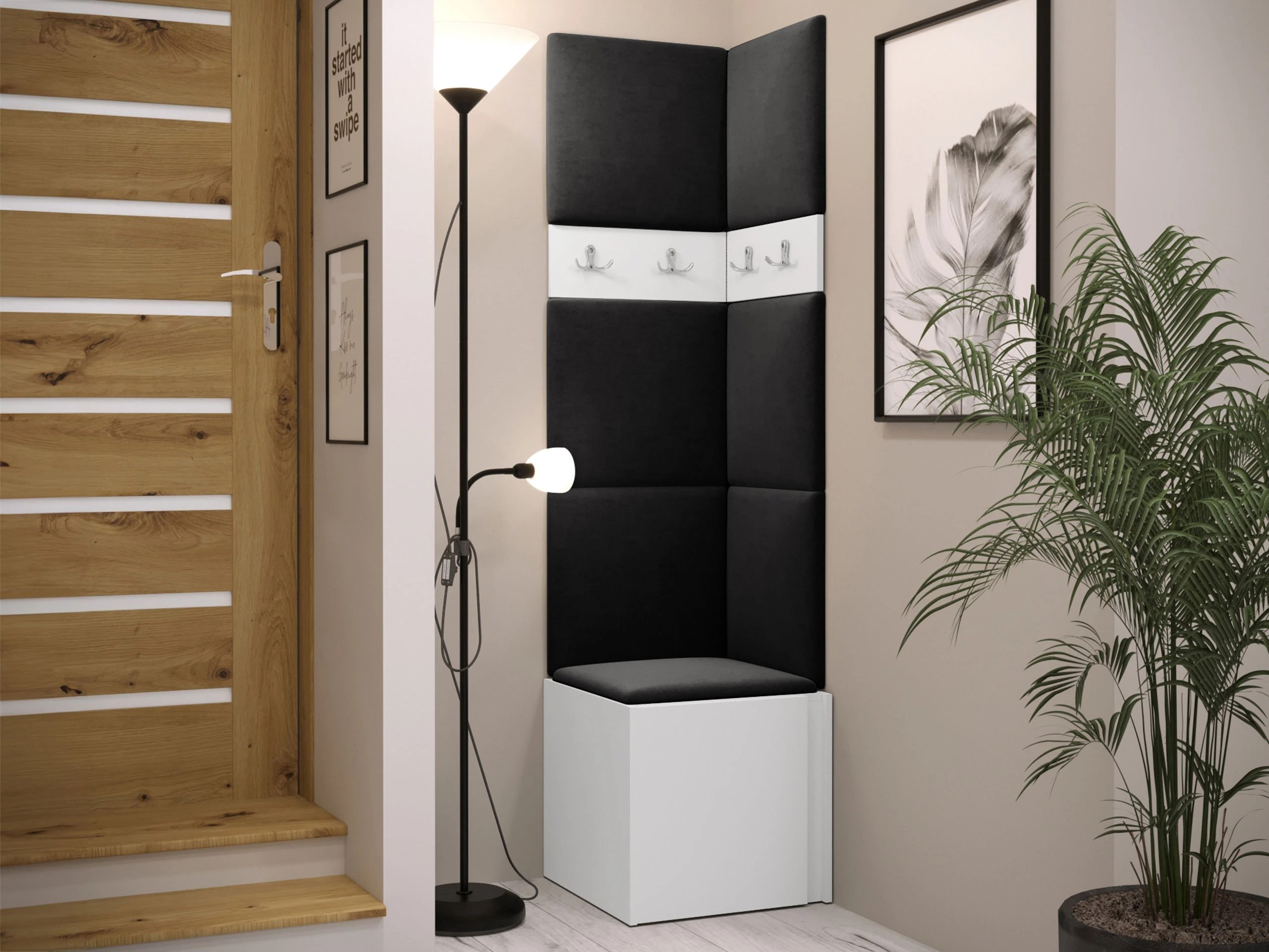 Prieškambario komplektas Pinis XXI (Balta)