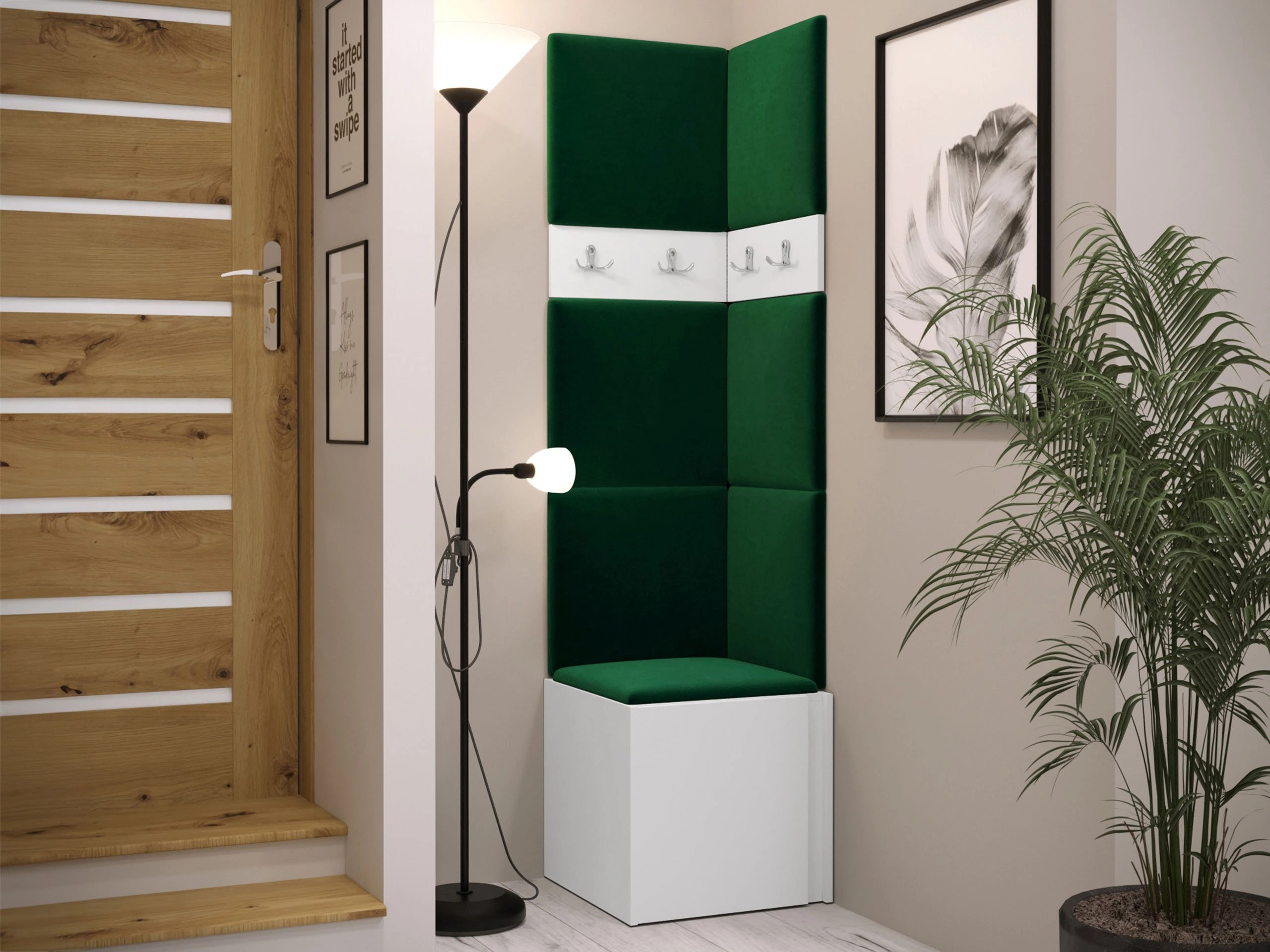 Prieškambario komplektas Pinis XXI (Balta)