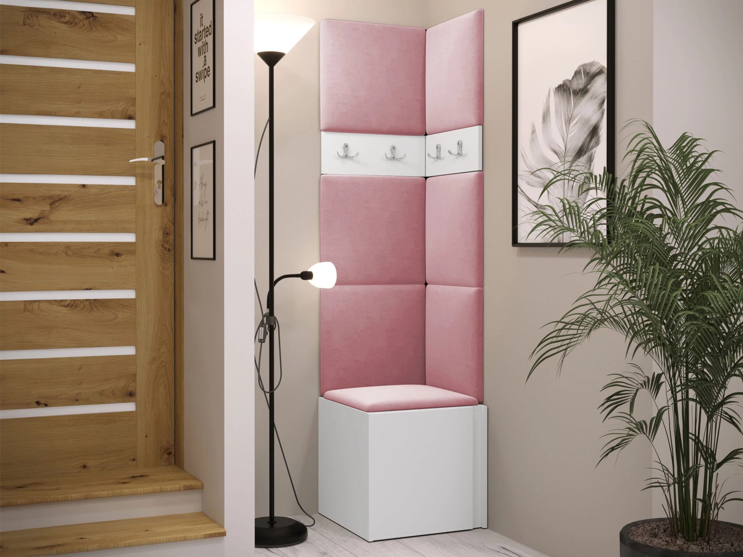 Prieškambario komplektas Pinis XXI (Balta)