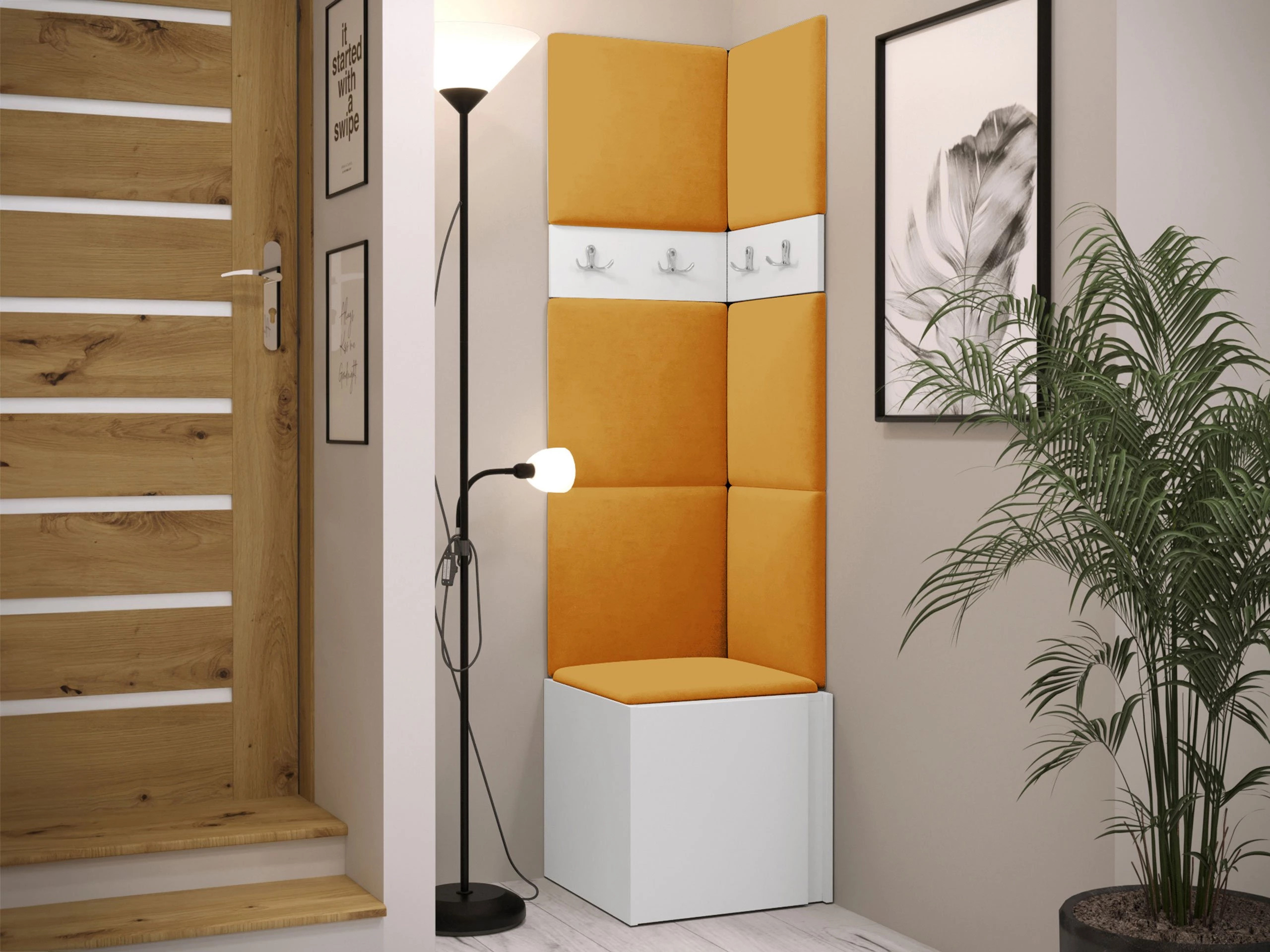 Prieškambario komplektas Pinis XXI (Balta)