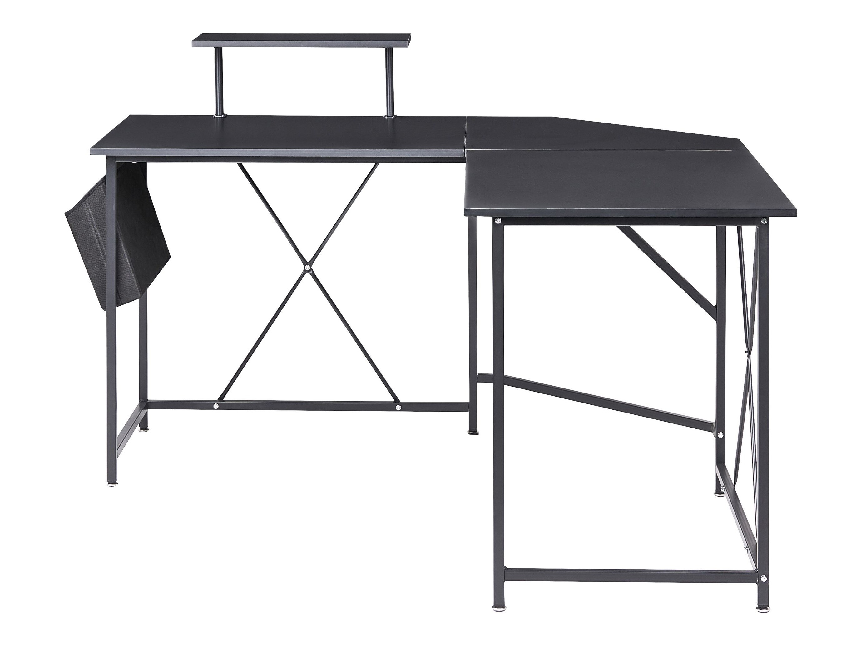 Kampinis darbo stalas Berwyn 3218 (Juoda)