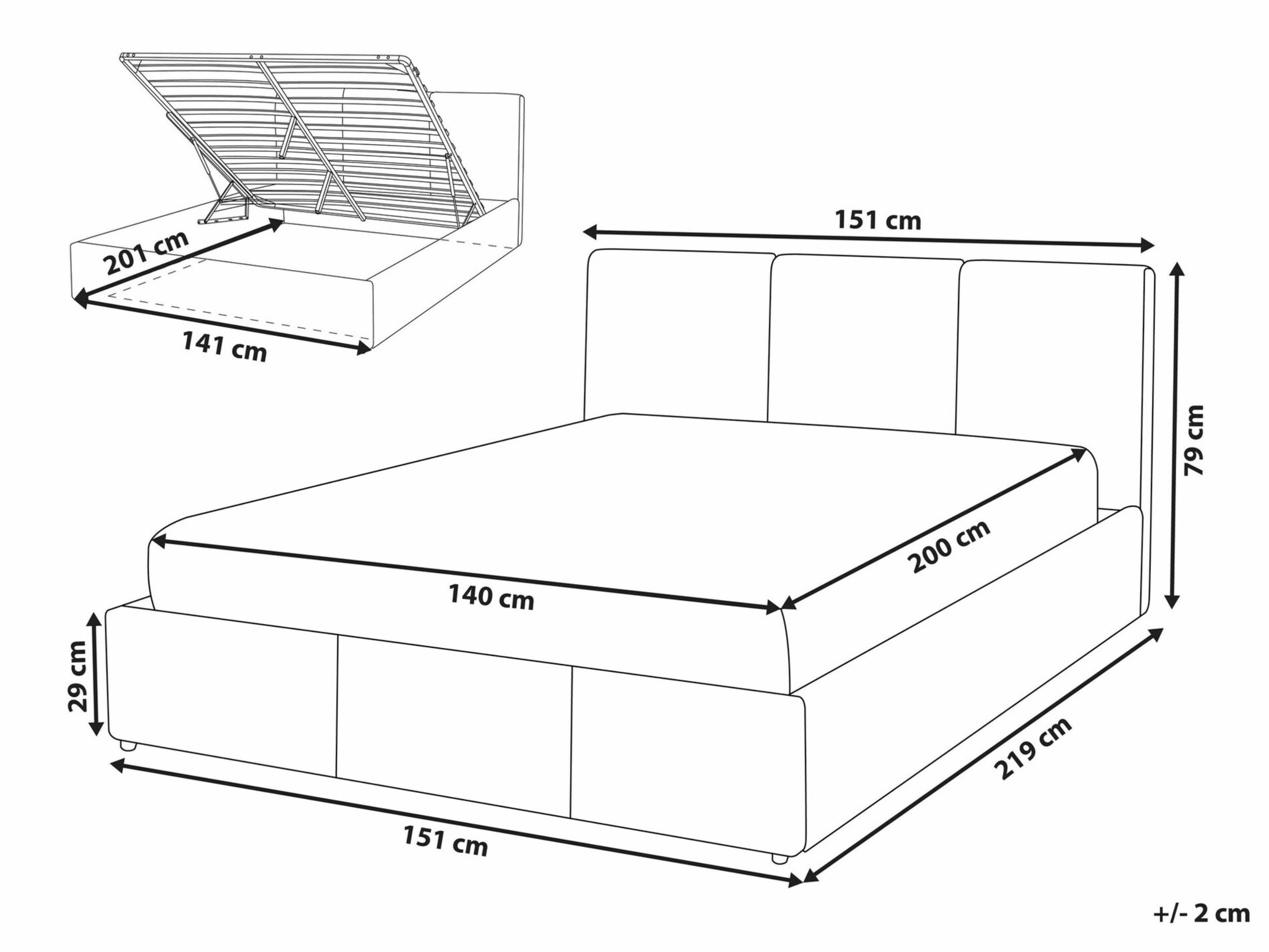 Lova Berwyn 1780 (Smėlinė)