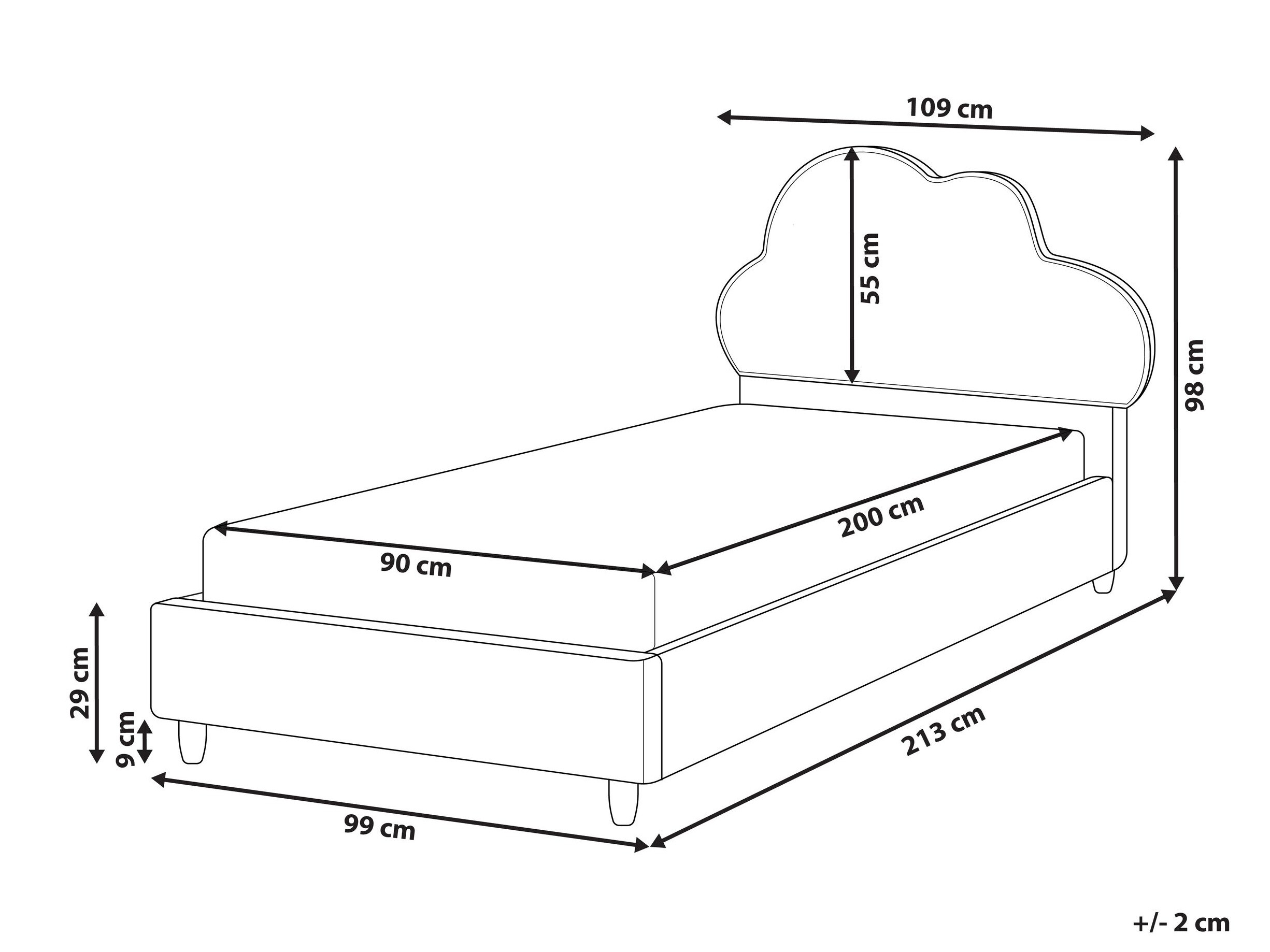 Lova Berwyn 3219 (Šviesi smėlinė)