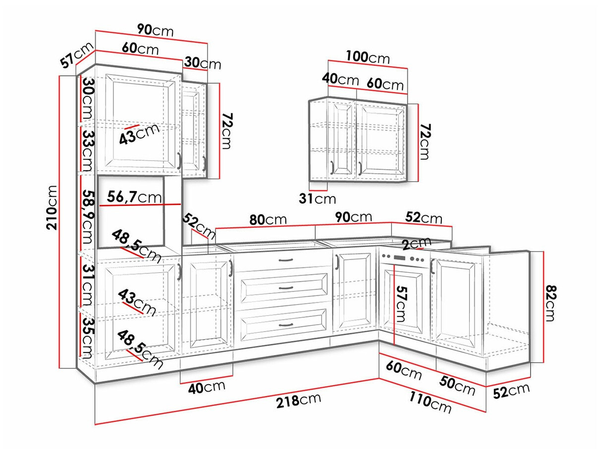 Virtuvės komplektas ST8412