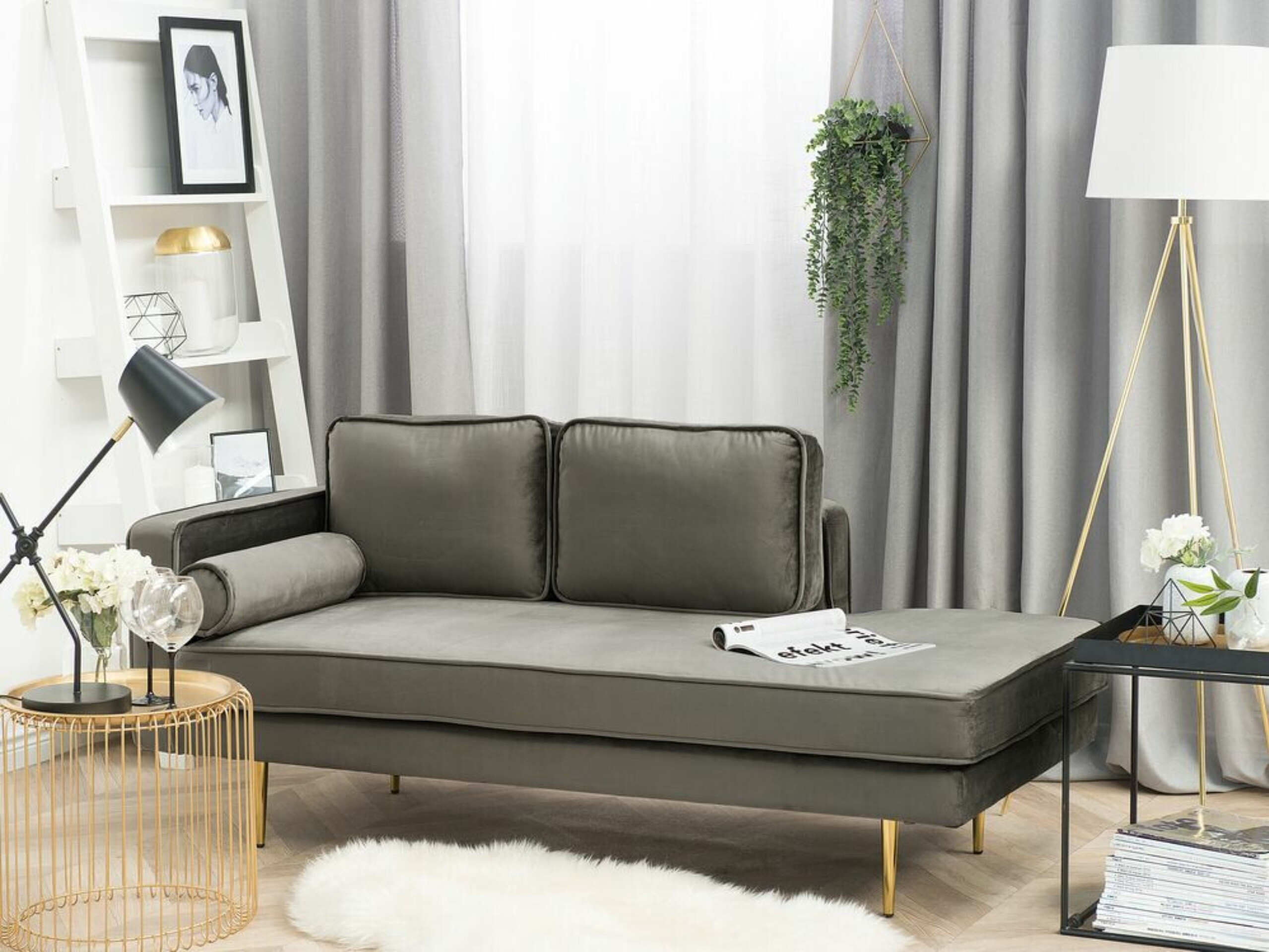 Kušetė Berwyn 770 (Pilka)