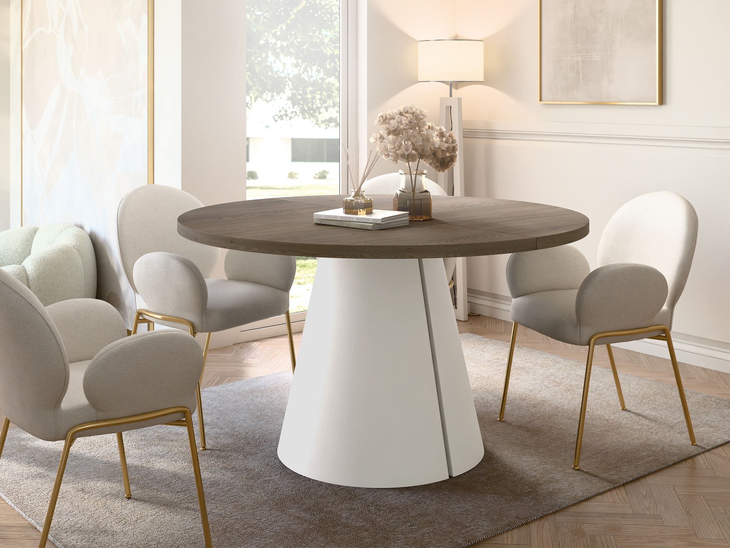 Stalas Oswego 166 (Ąžuolas)