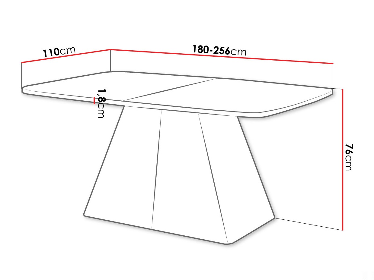 Stalas Oswego 169 (Grafitas)