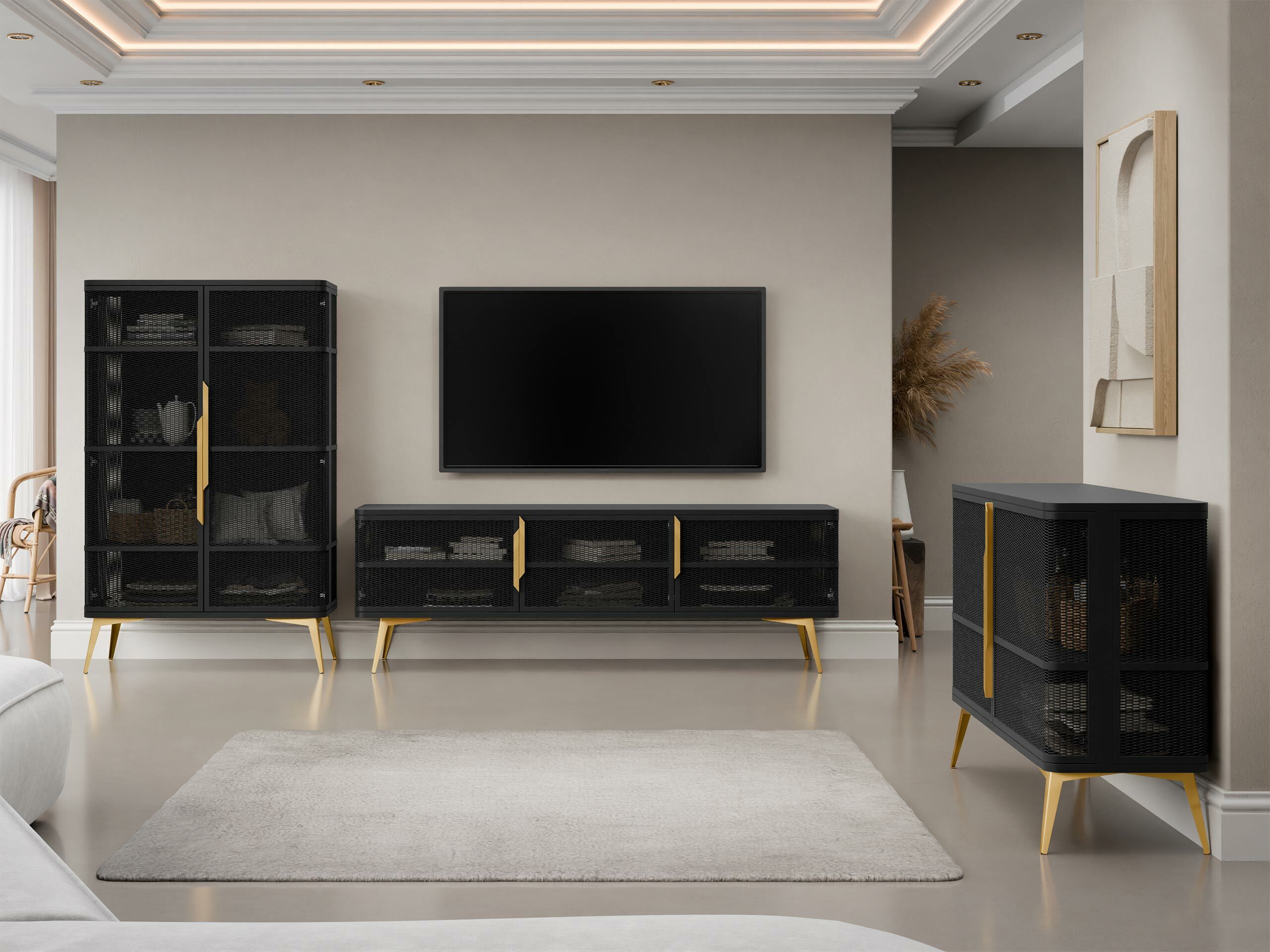 TV staliukas Camfelo 102 (Juoda)