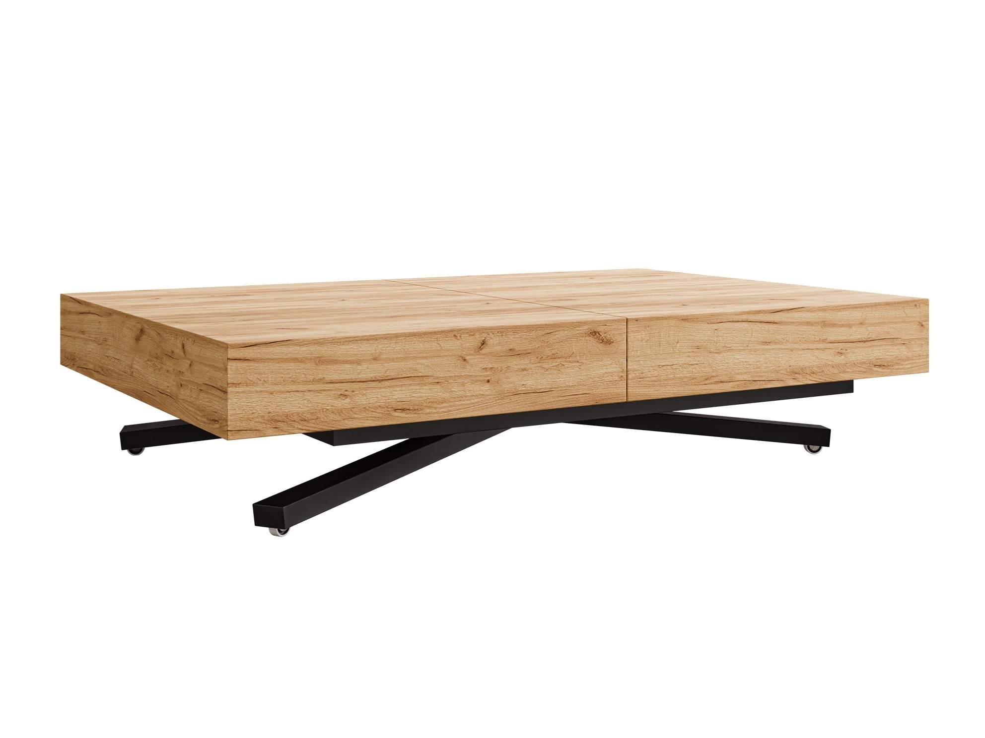 Žurnalinis staliukas transformeris Oswego 176 (Craft auksinis ąžuolas)